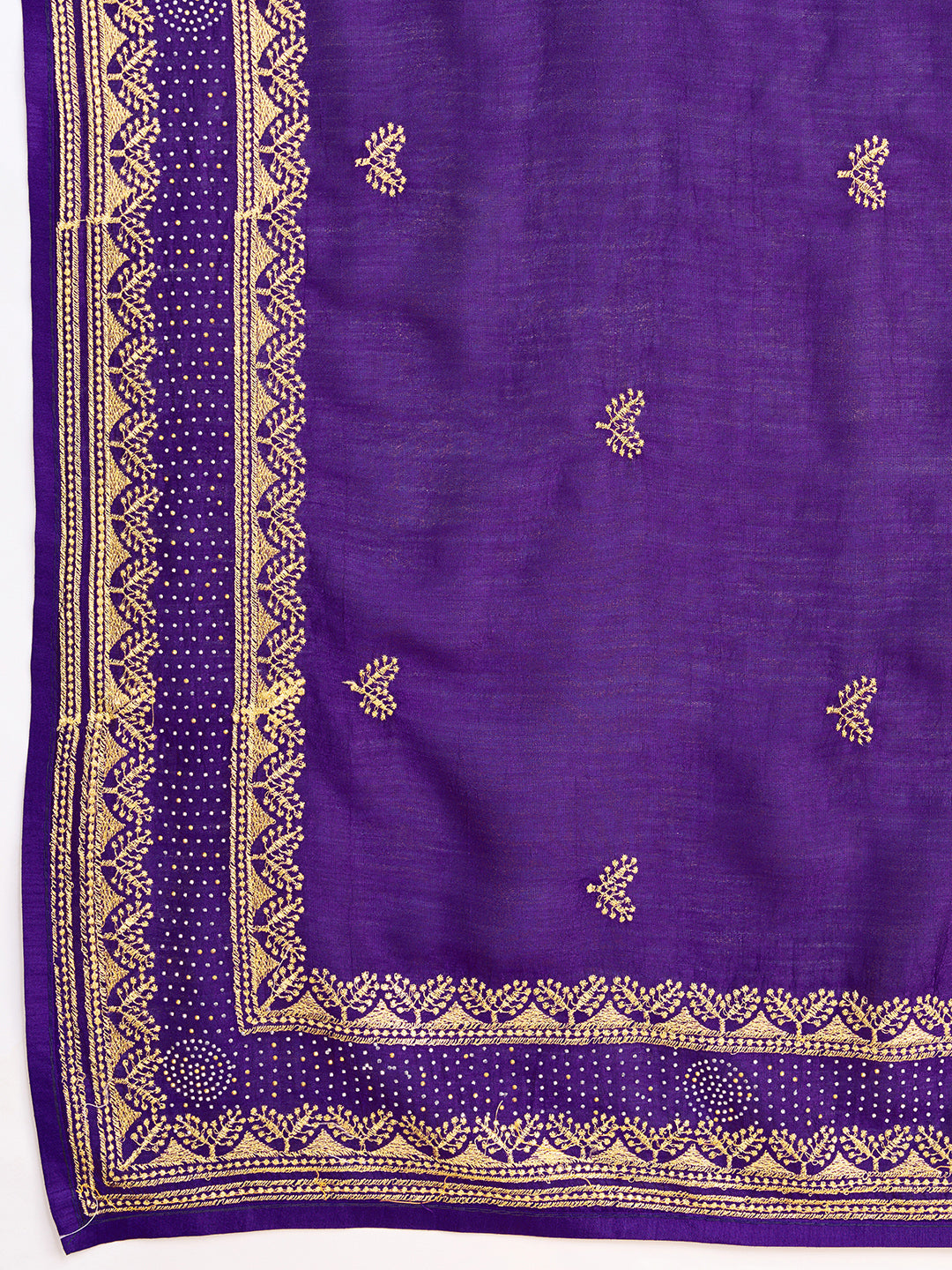 WINE VICHITRA SOFT SILK SAREE