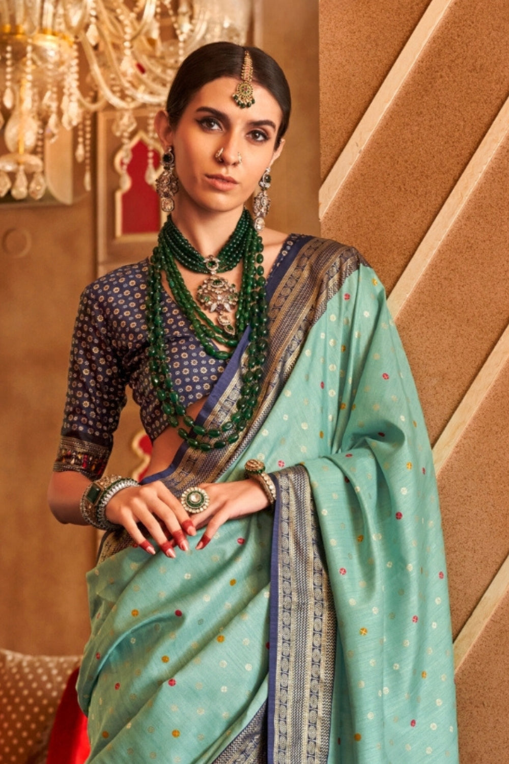 Dark Green PURE PATOLA Saree