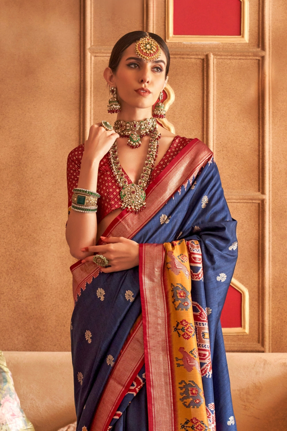 Blue PURE PATOLA Saree