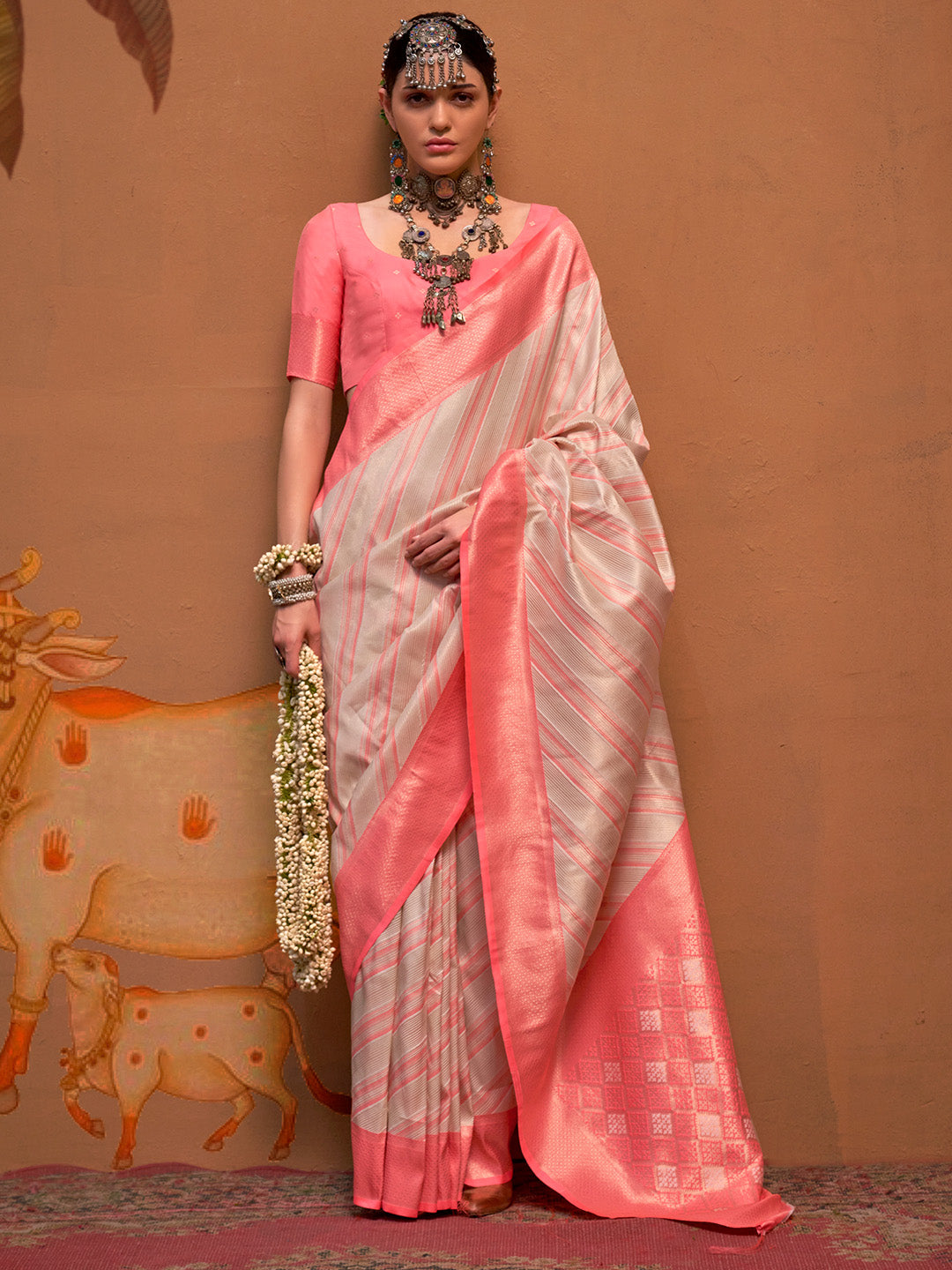 Multi Color Party Wear Silk Saree