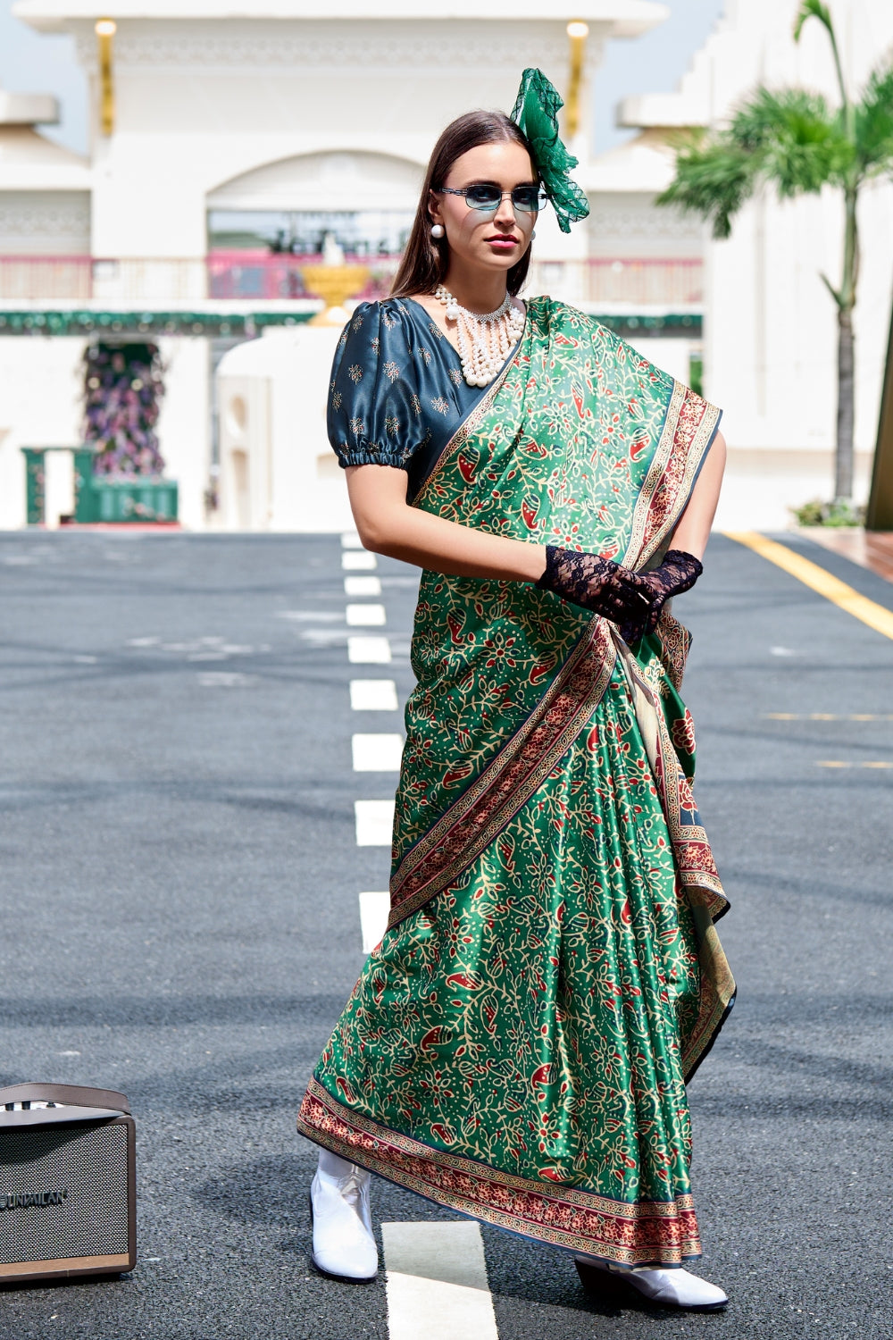 Green Viscose Saree