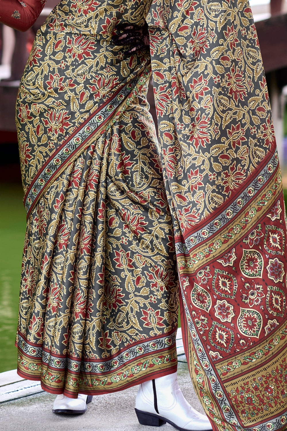 Light Green Viscose Saree