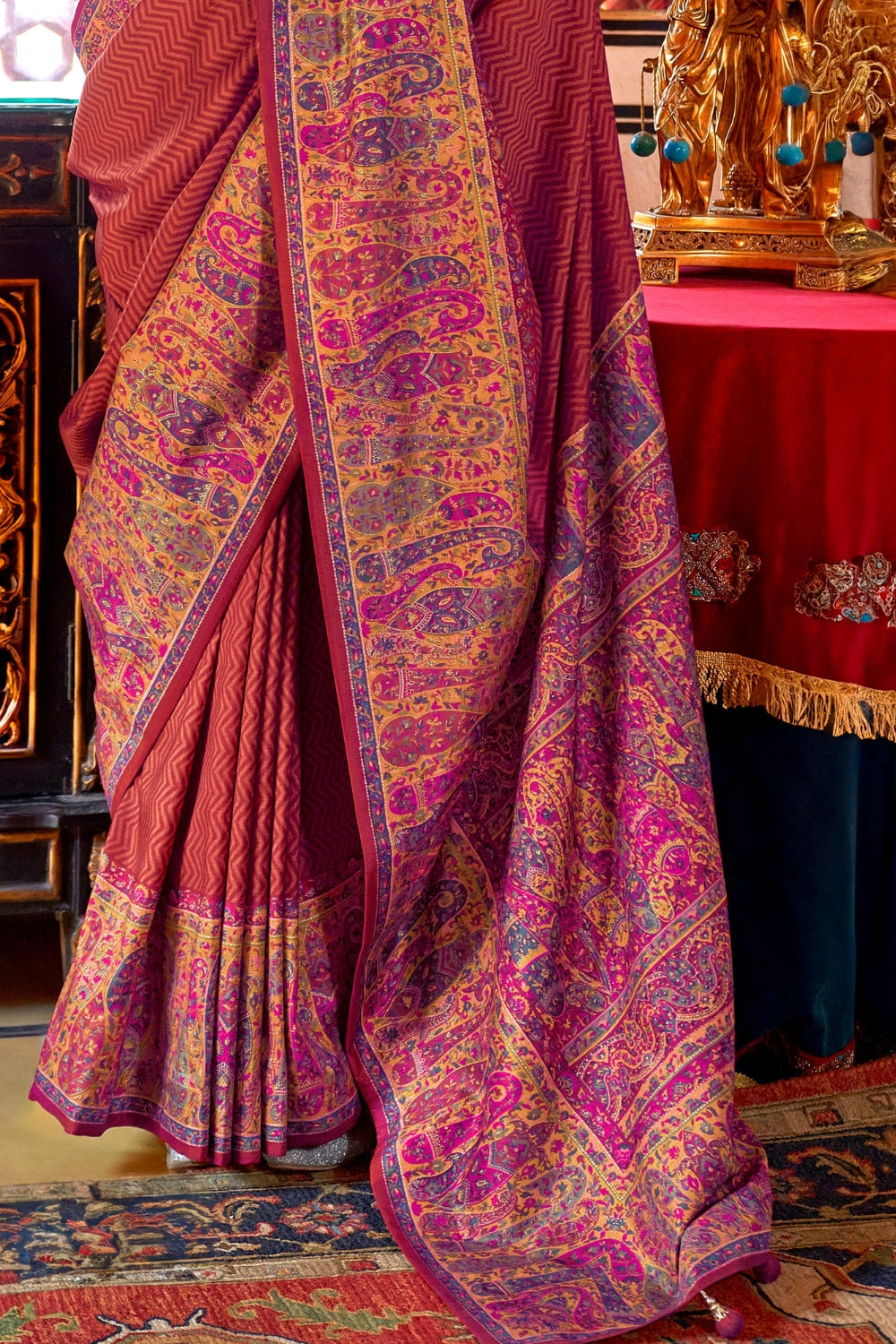 Red Patola Silk Saree