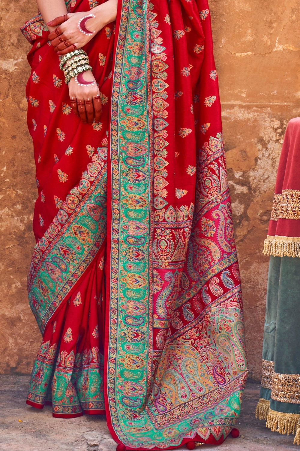 Red Patola Silk Saree