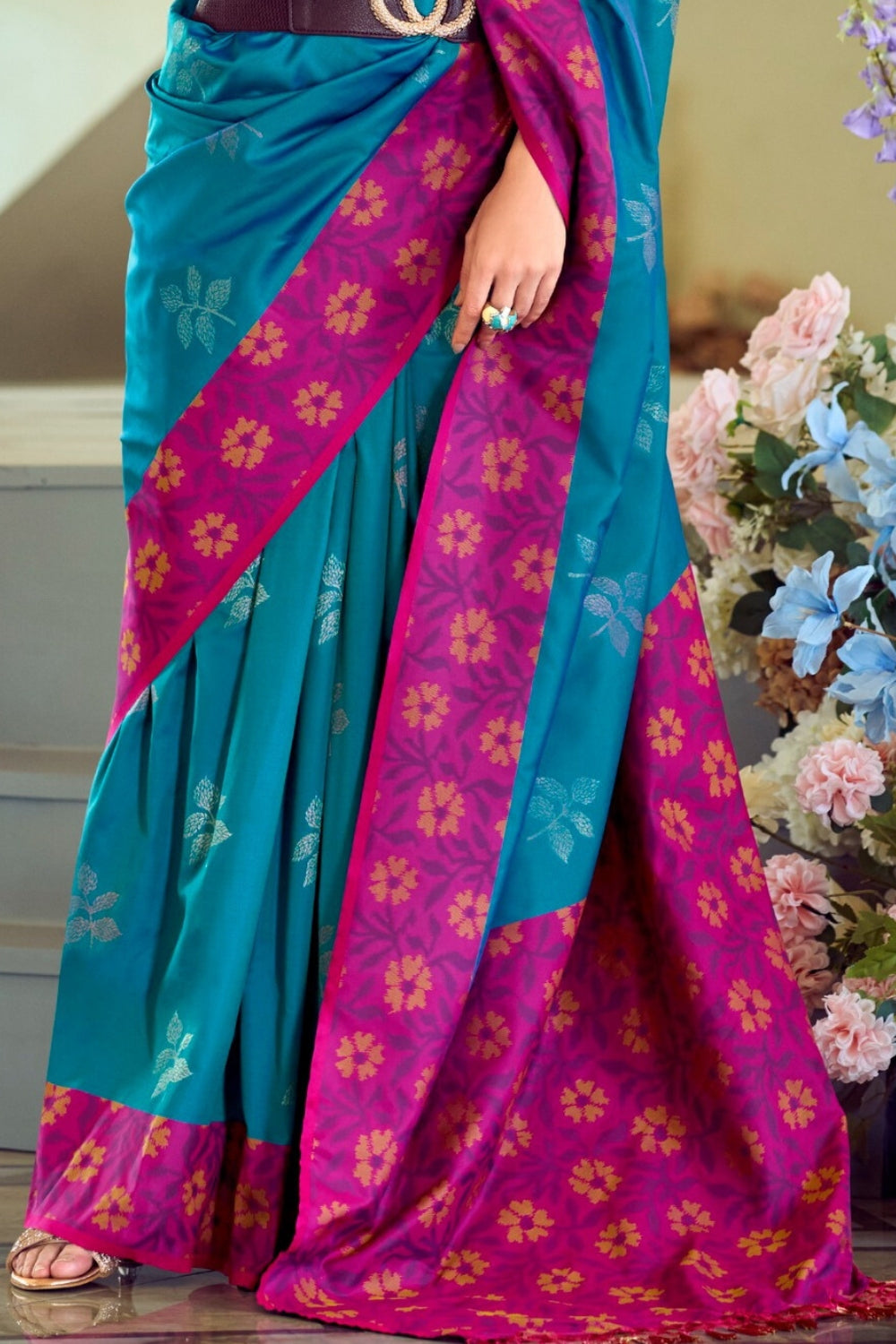 Blue Soft Silk Saree