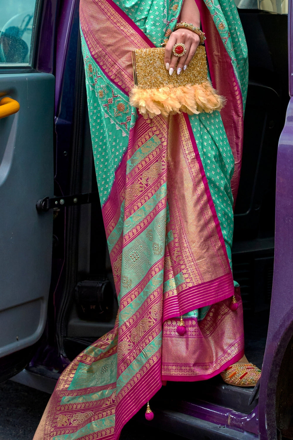 Multi PURE PATOLA Saree