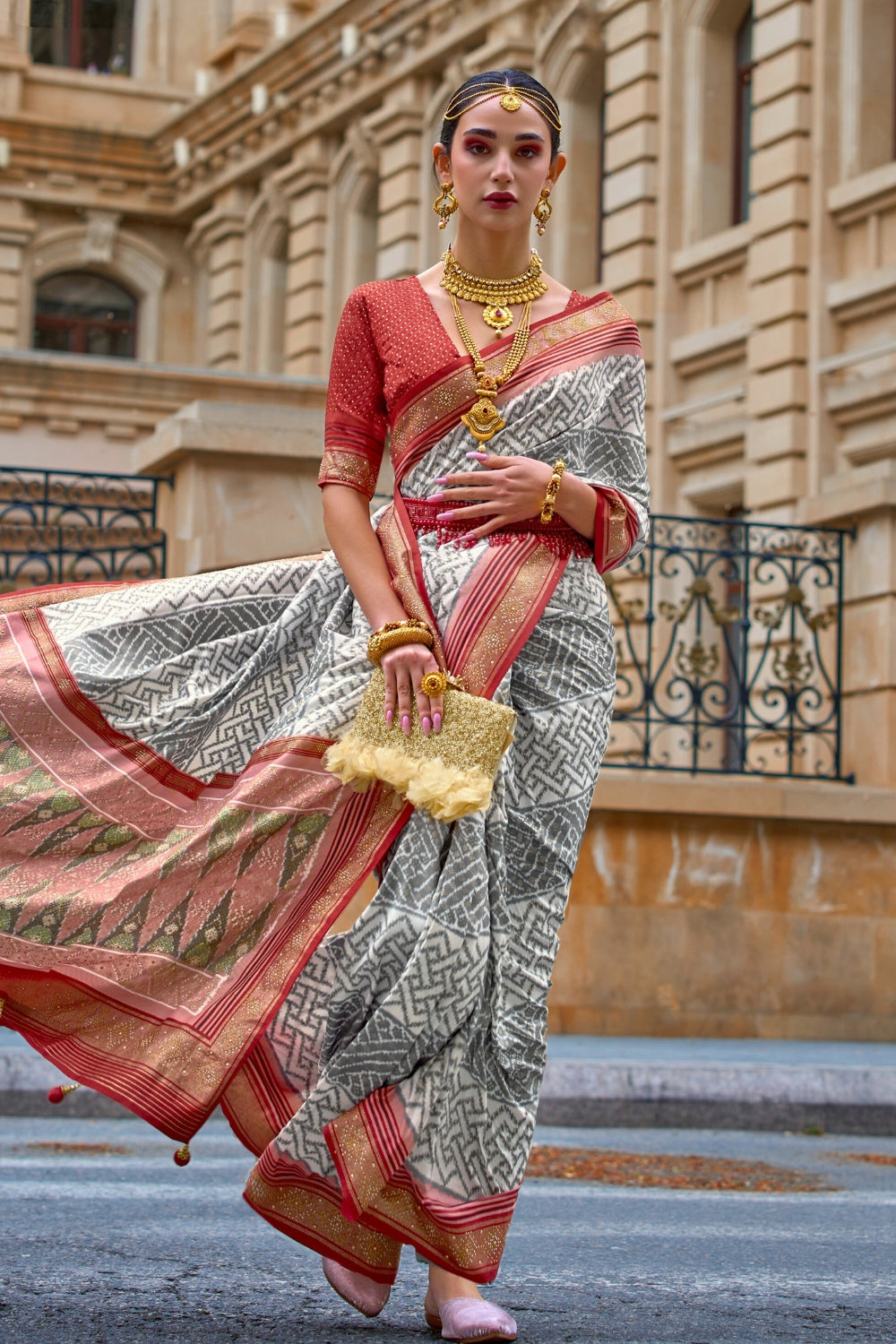 Multi PURE PATOLA Saree