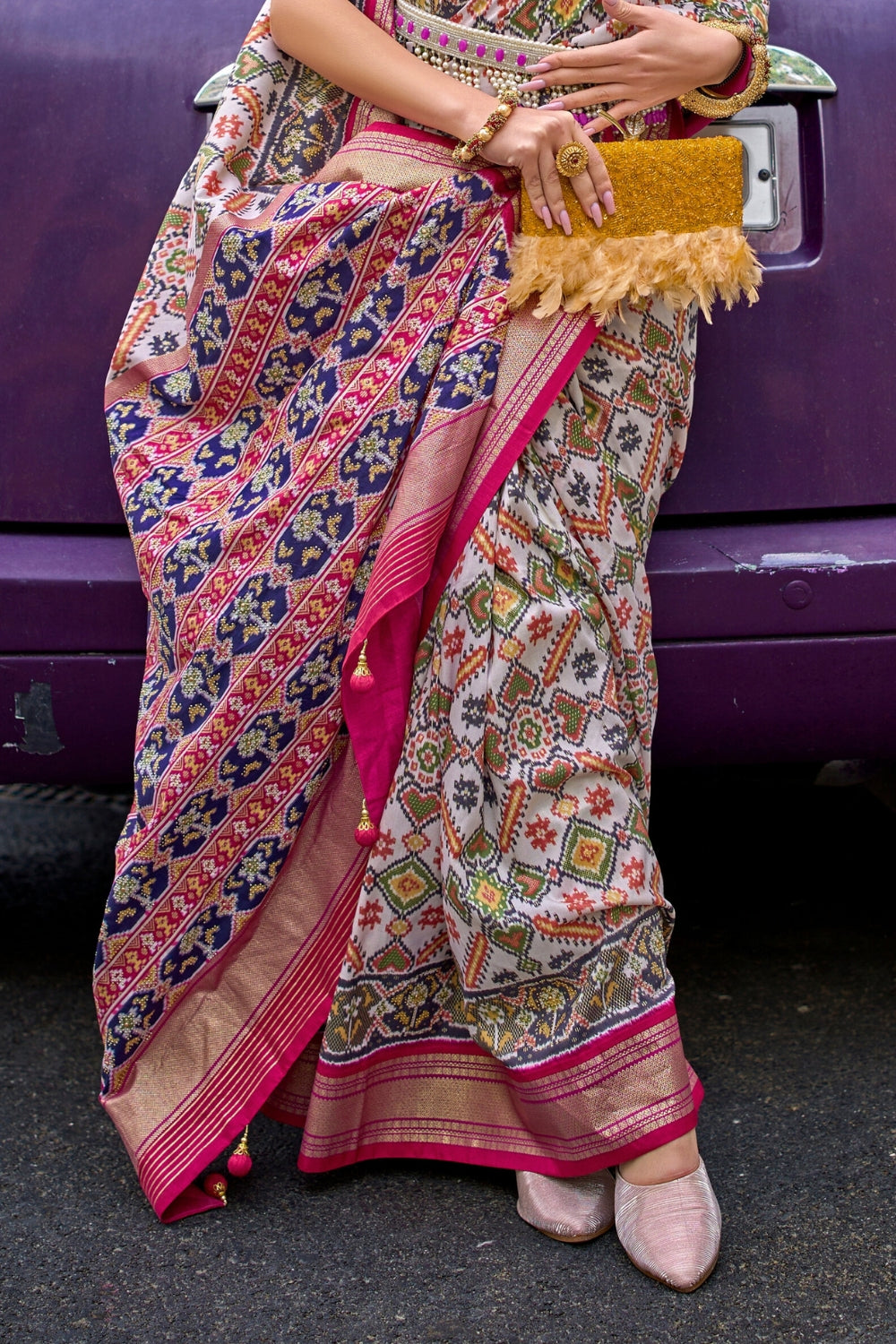 Multi PURE PATOLA Saree