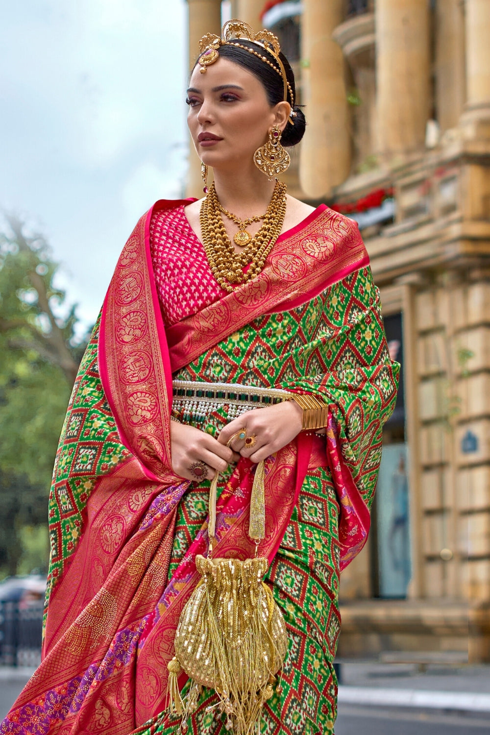 Multi PURE PATOLA Saree