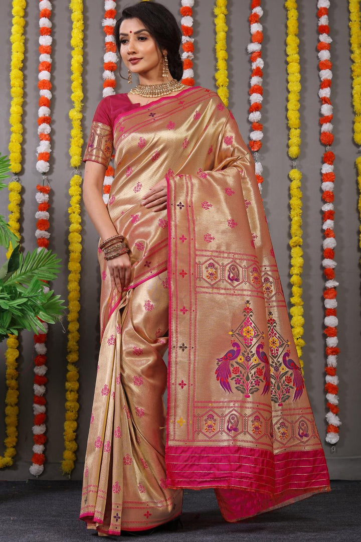 Buy Online Paithani Saree | Soft Silk Saree Hubli | India - Raj Silk Villa