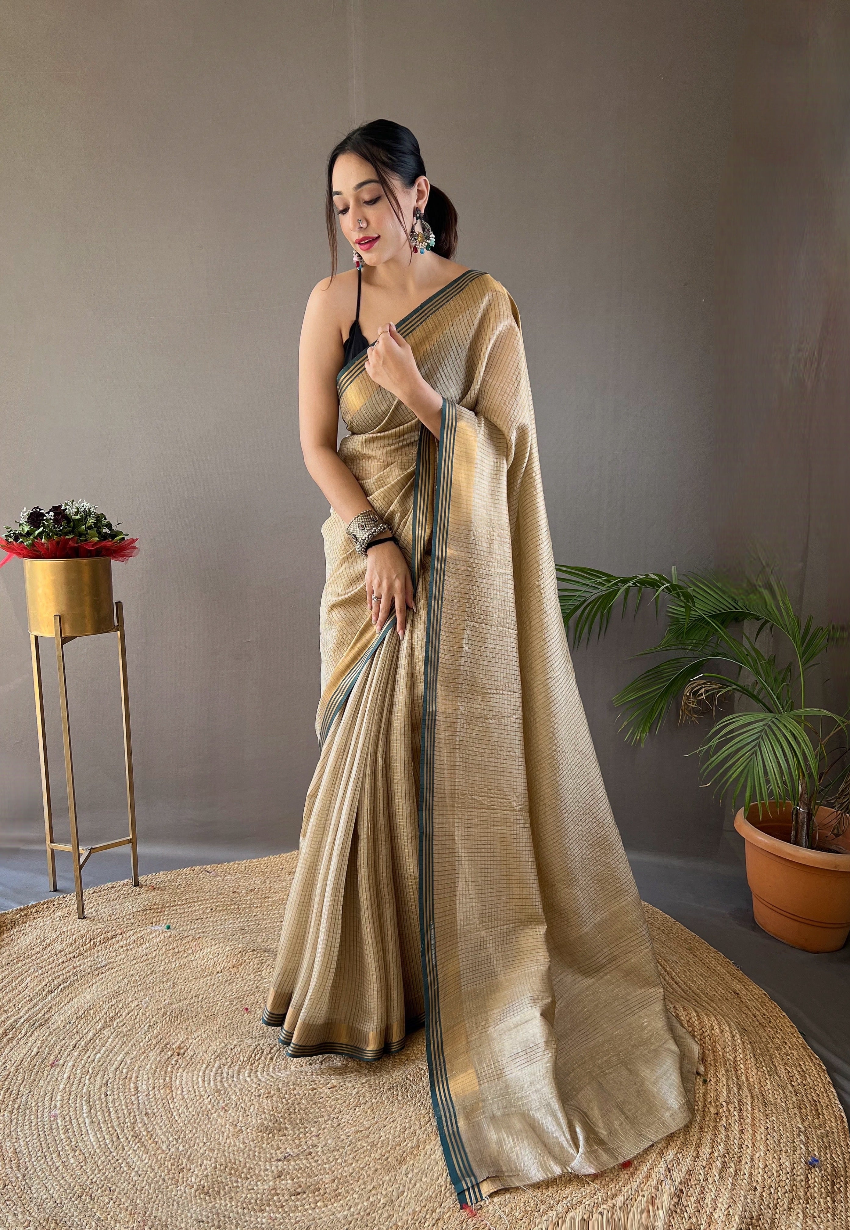 CHIKOO Soft Silk SAREE