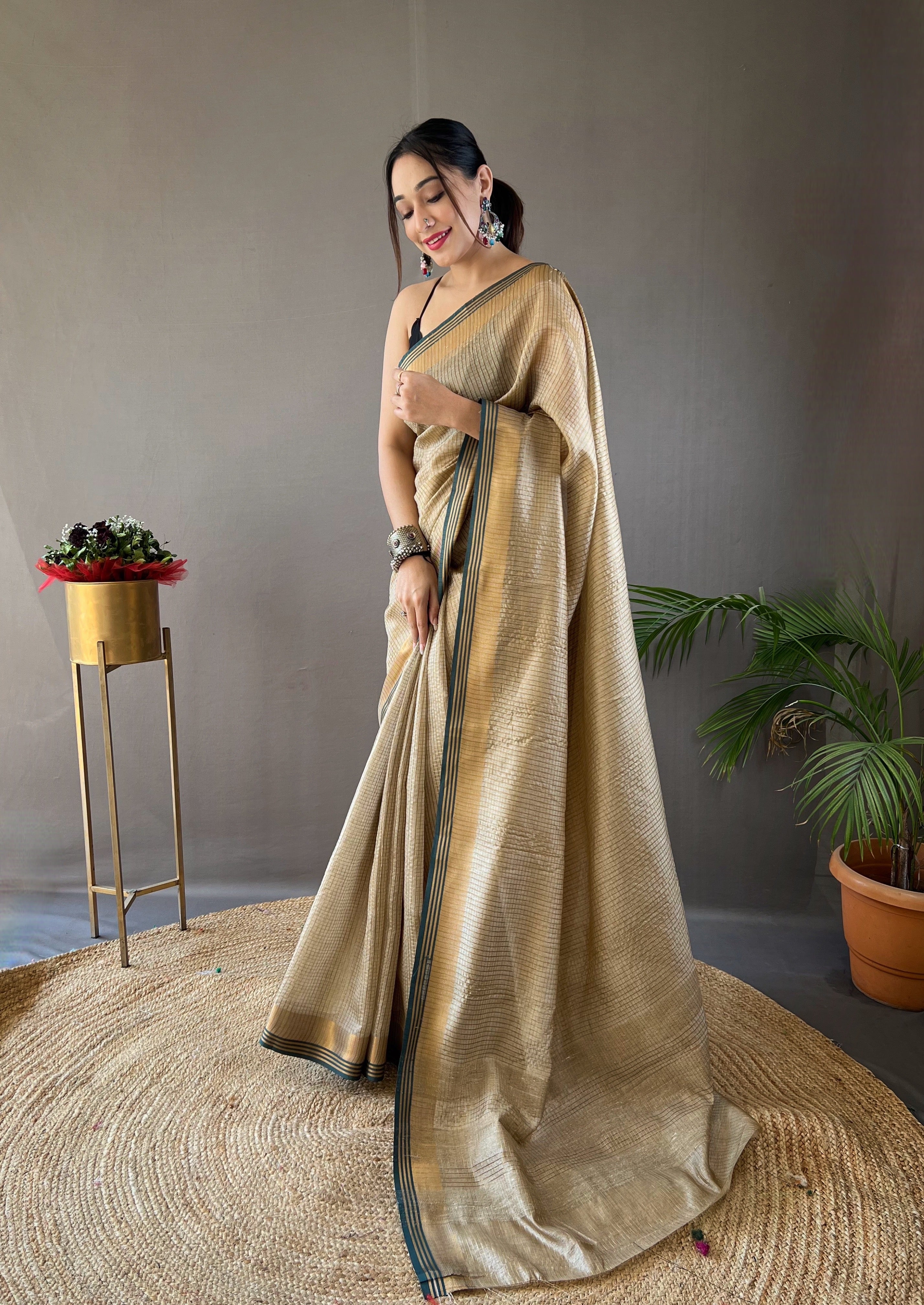 CHIKOO Soft Silk SAREE