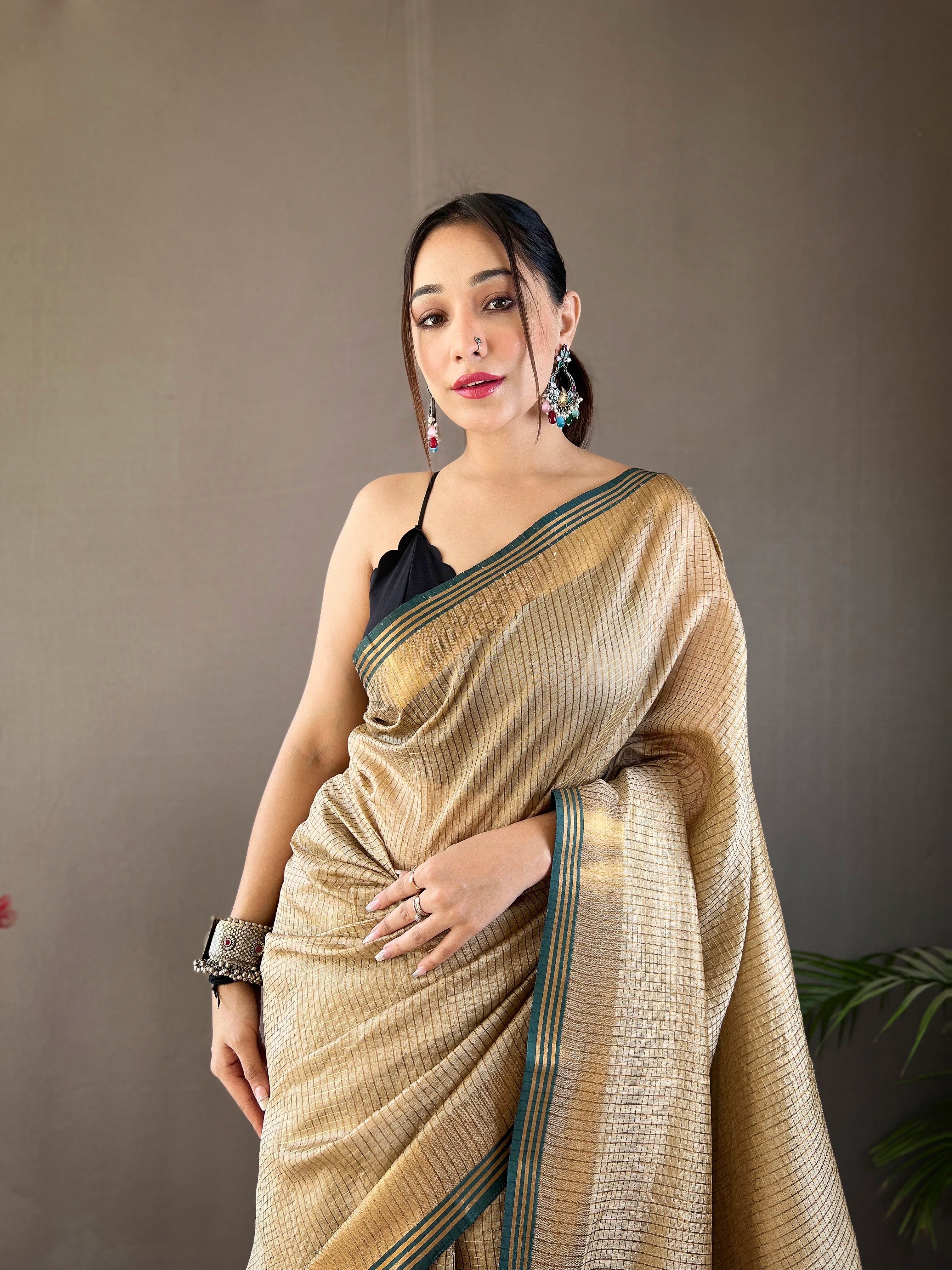 CHIKOO Soft Silk SAREE