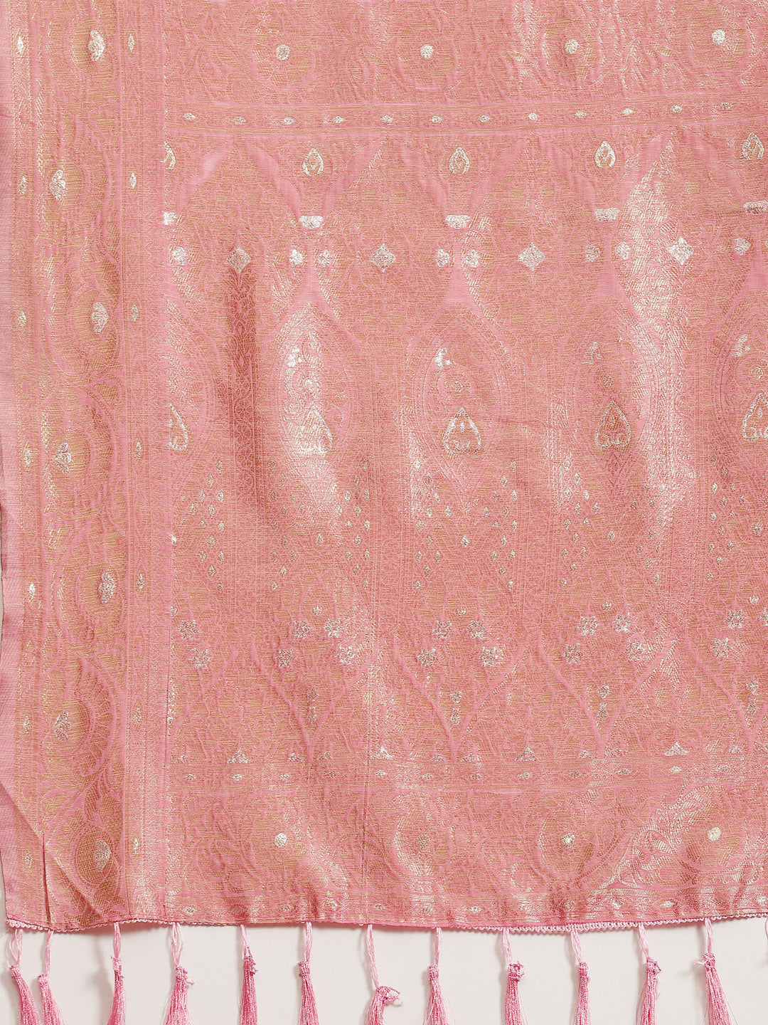 Pink Banarasi Saree