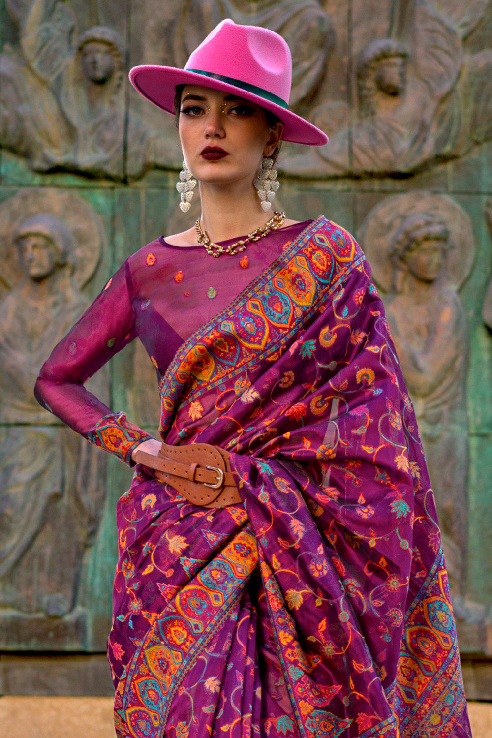 Buy Orchid Purple Patola Saree Nitaraa