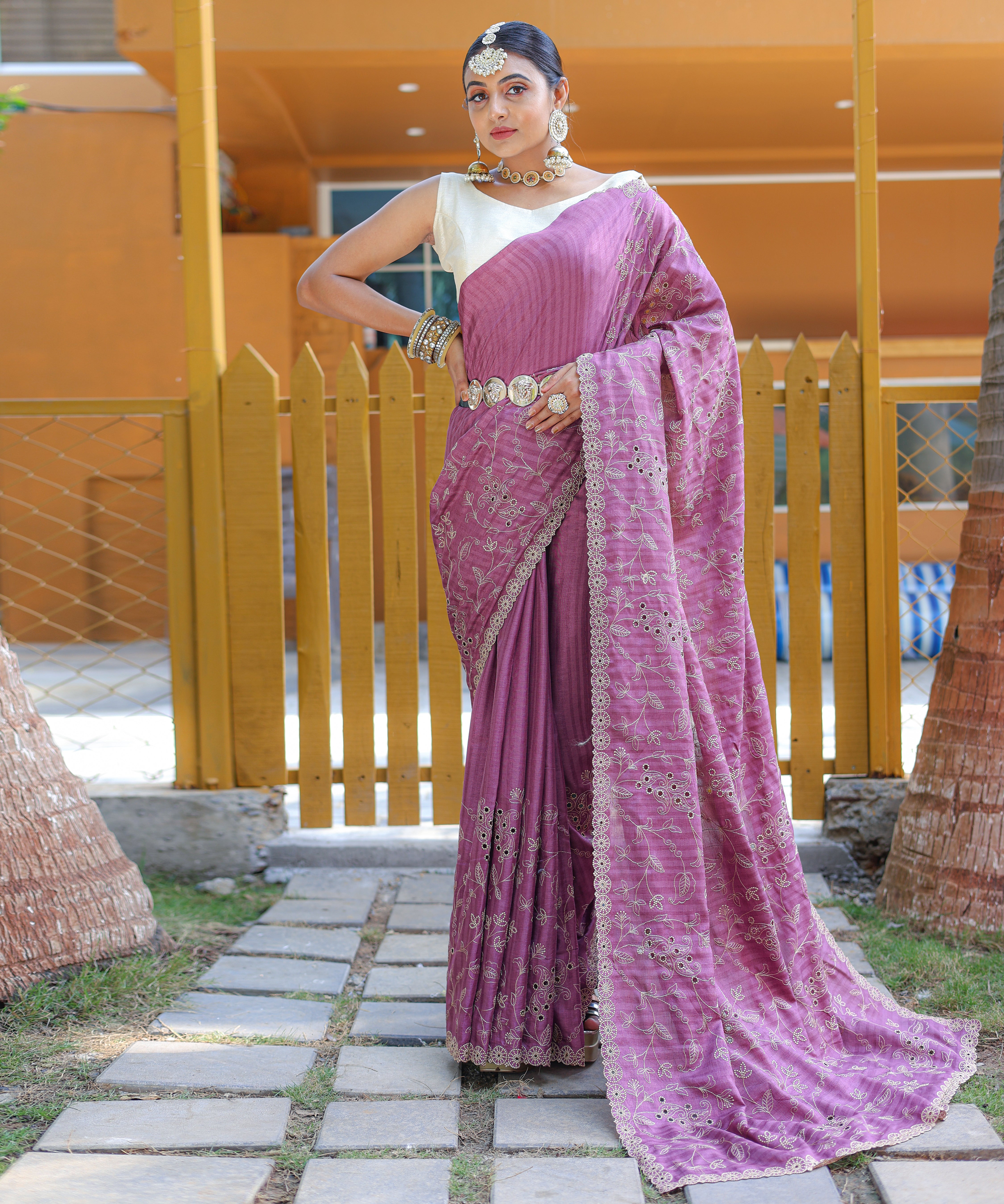 PINK Soft Silk SAREE