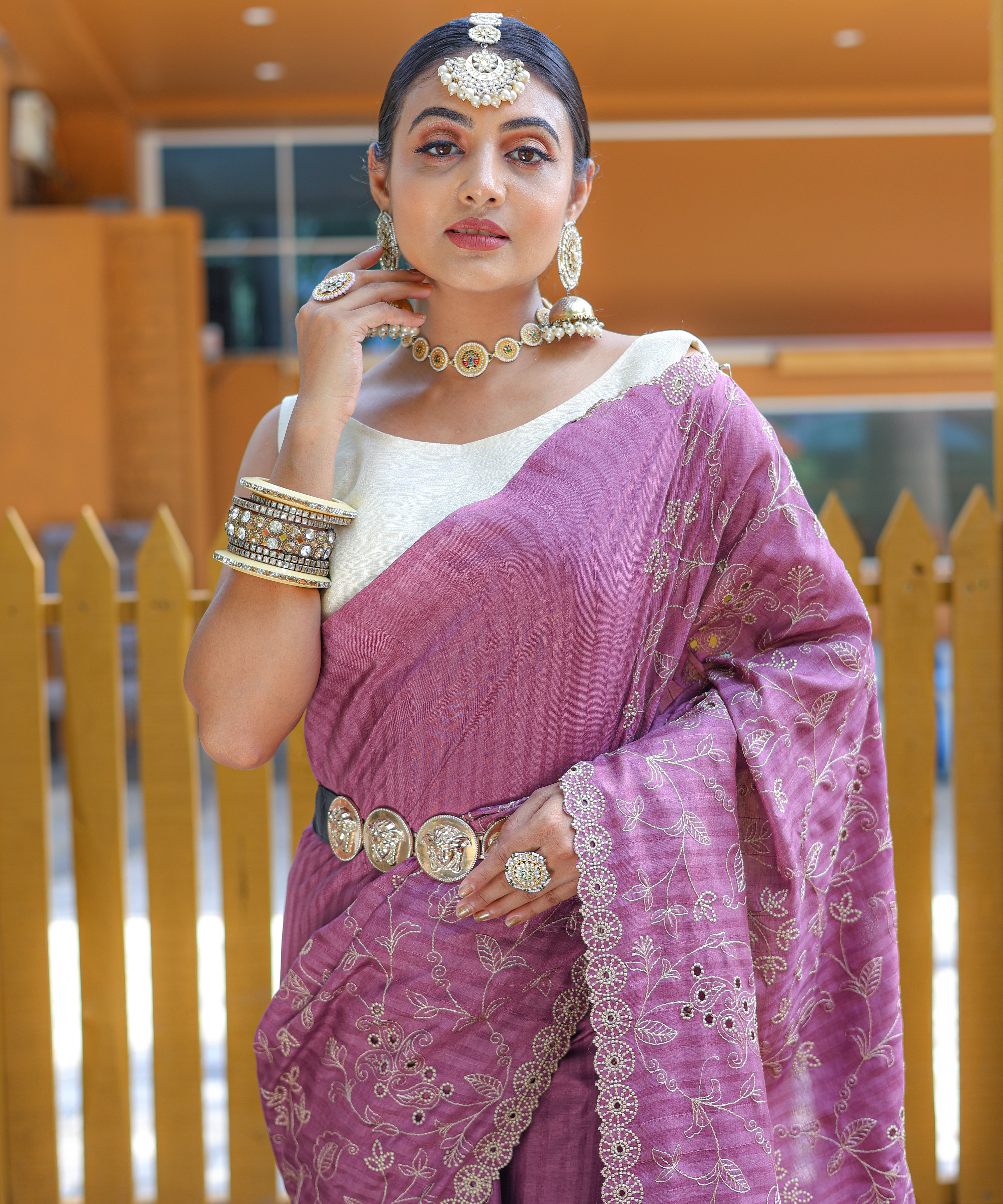 PINK Soft Silk SAREE