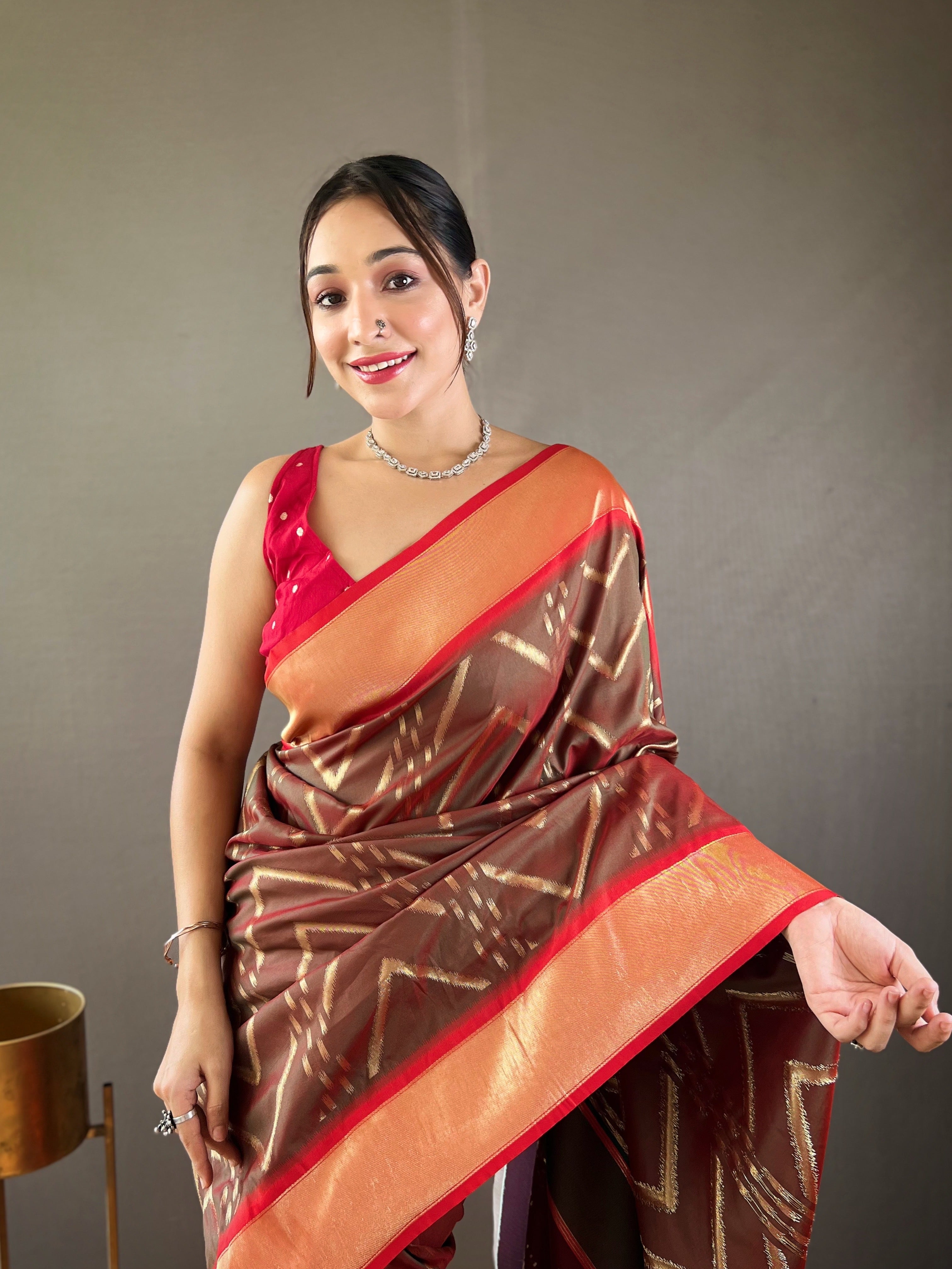 MEHNDI Soft Silk SAREE