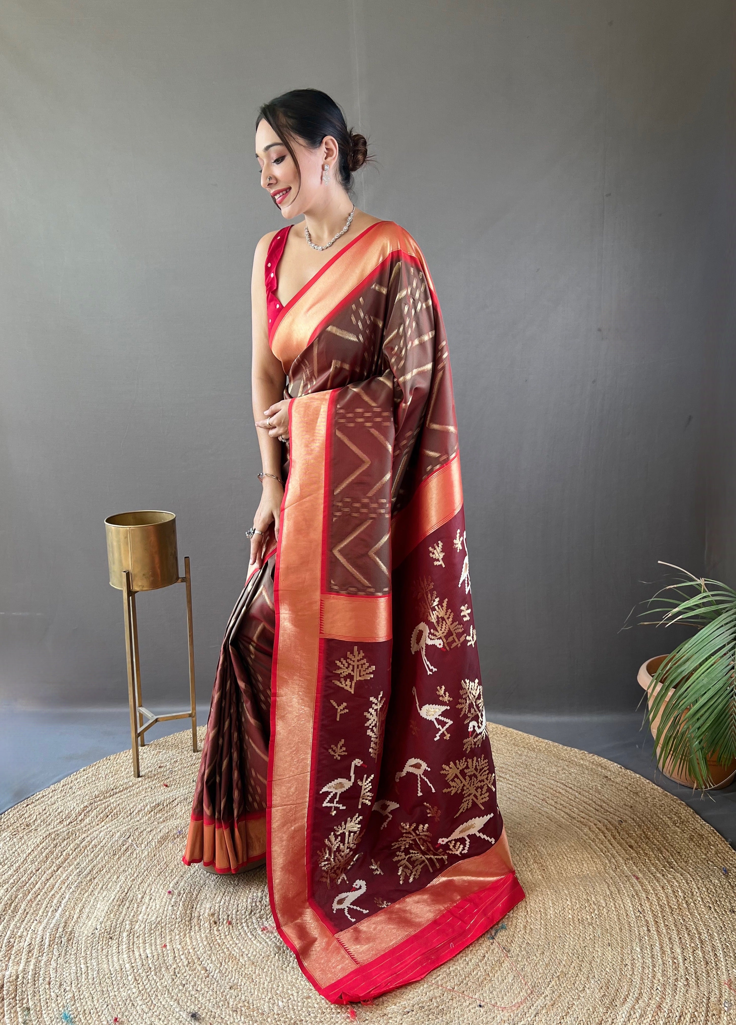 MEHNDI Soft Silk SAREE