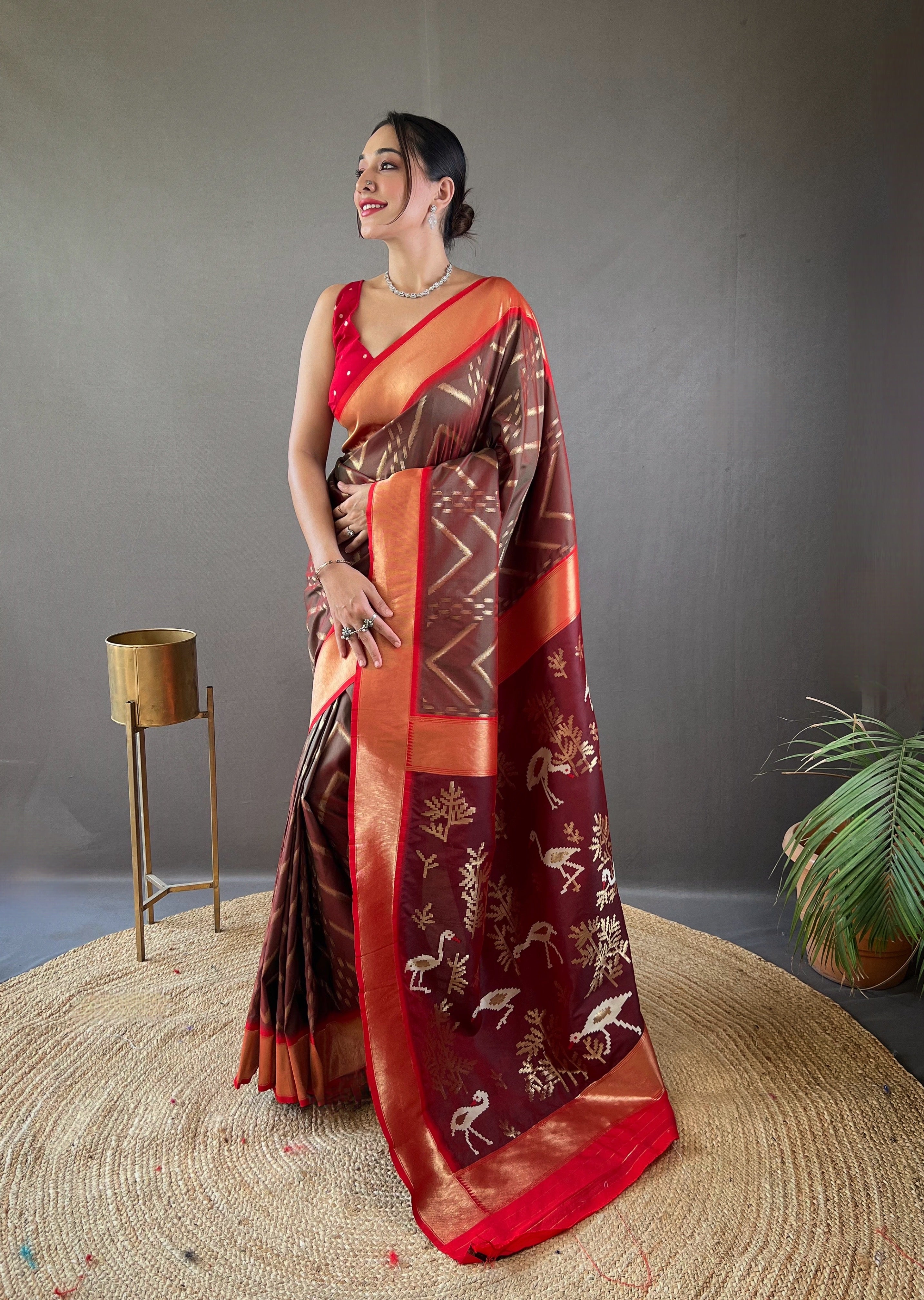 MEHNDI Soft Silk SAREE