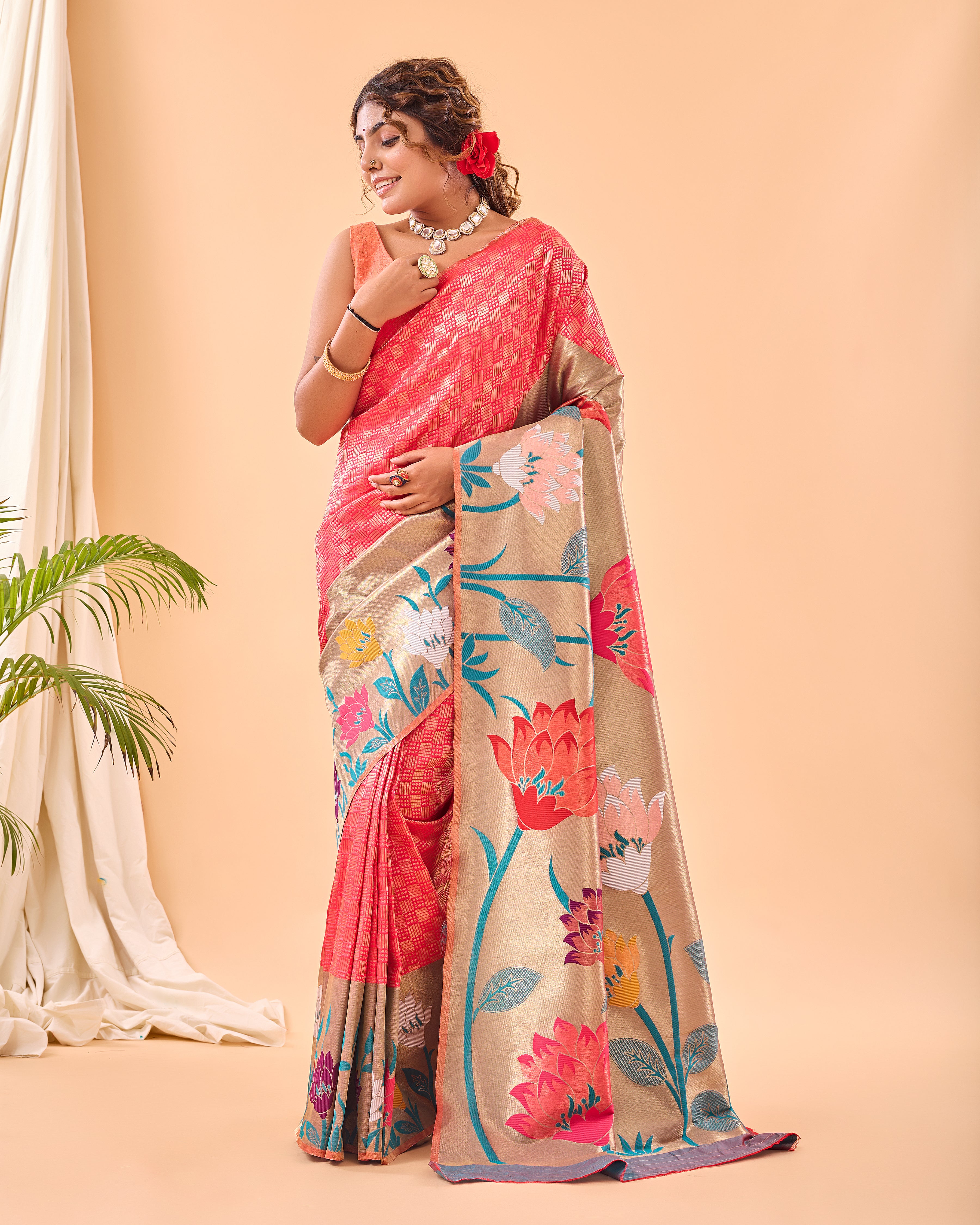 PINK Silk SAREE