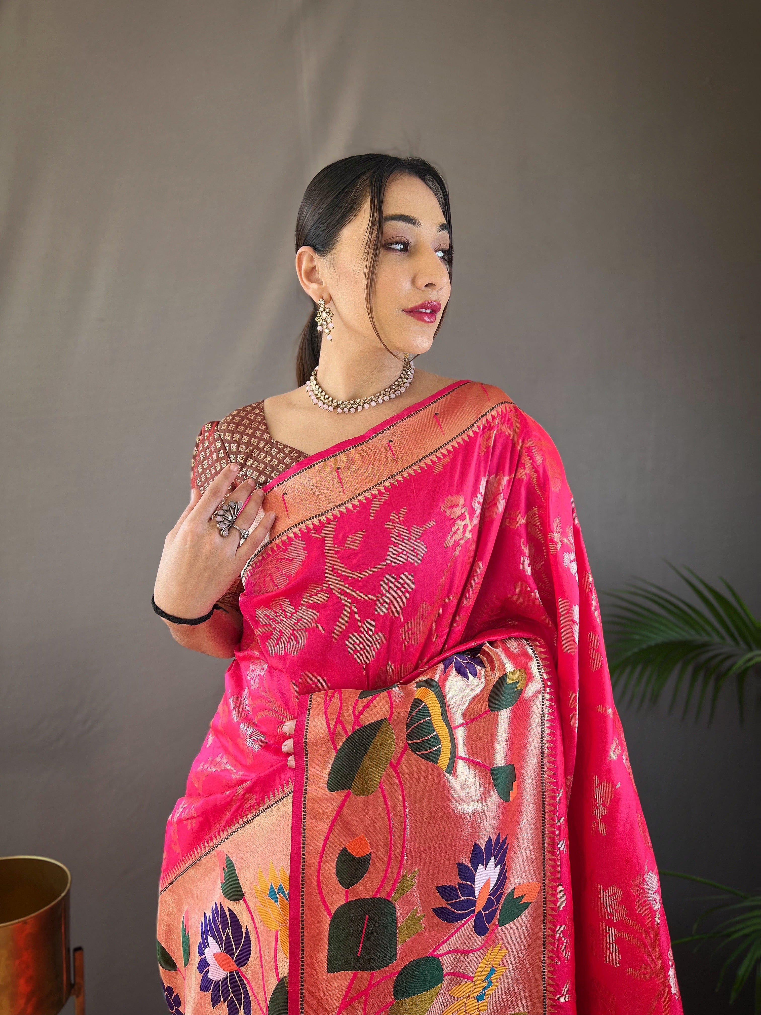 PINK Silk SAREE