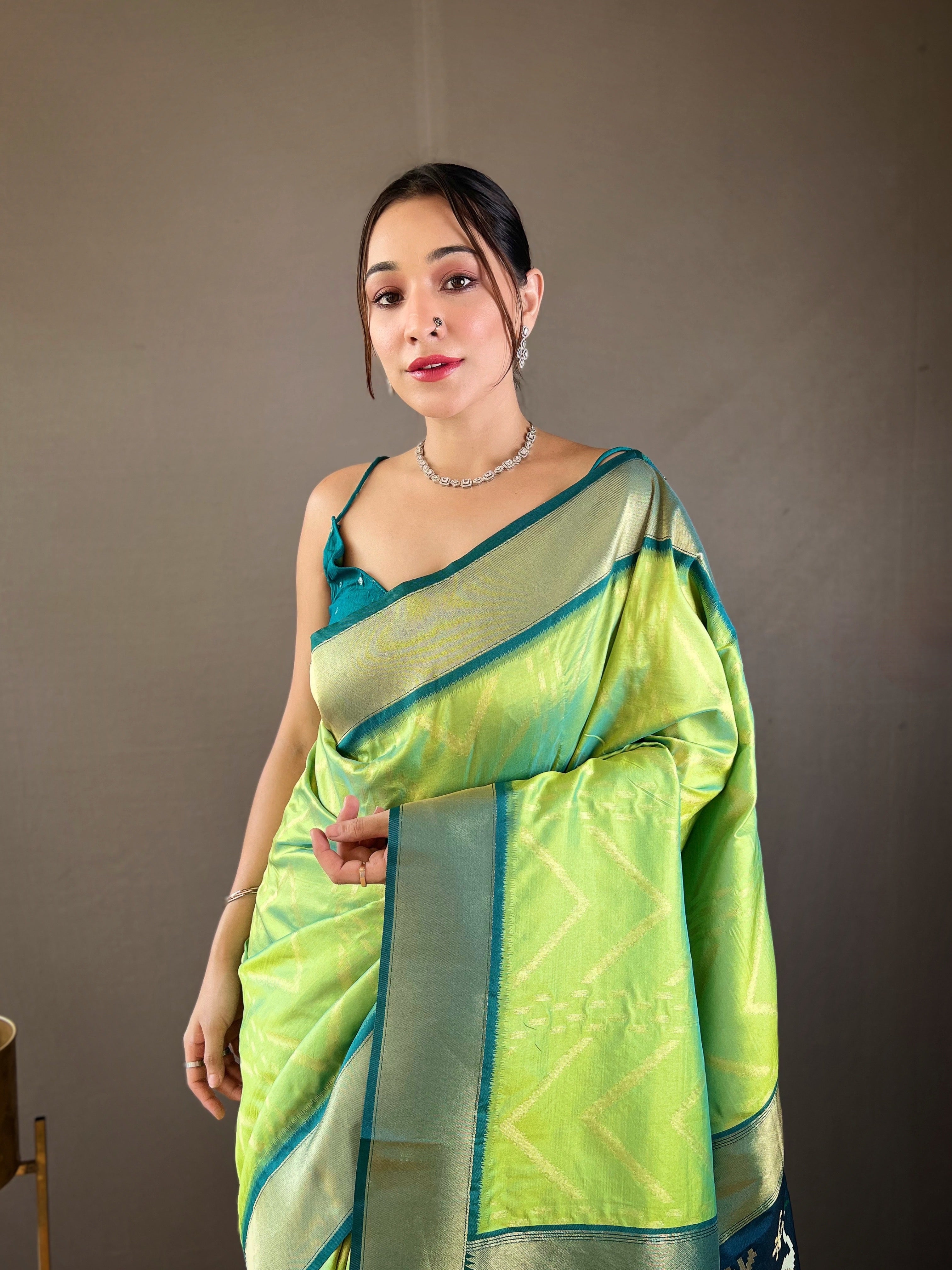 PISTA Soft Silk SAREE