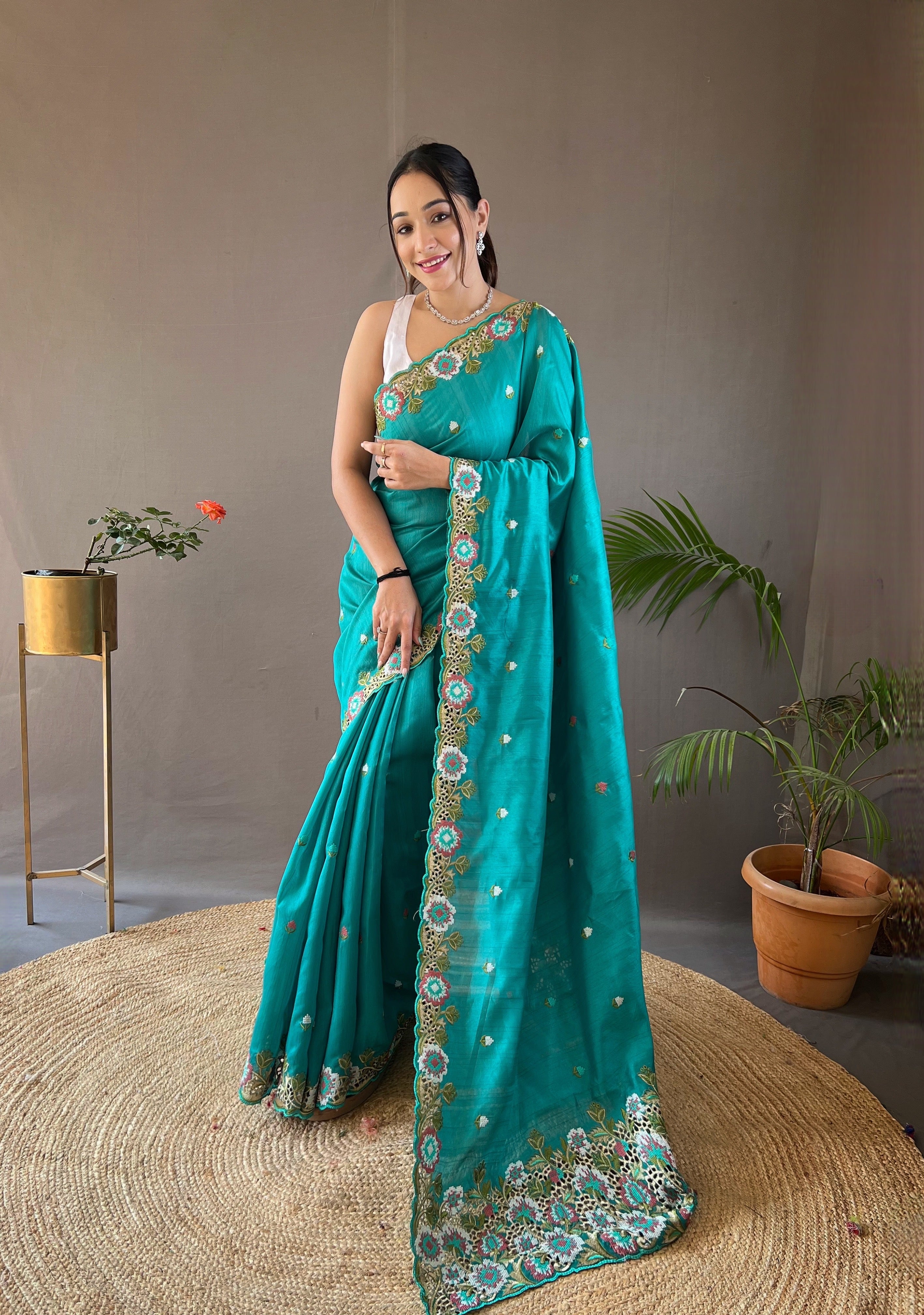 RAMA Pure Tussar silk SAREE