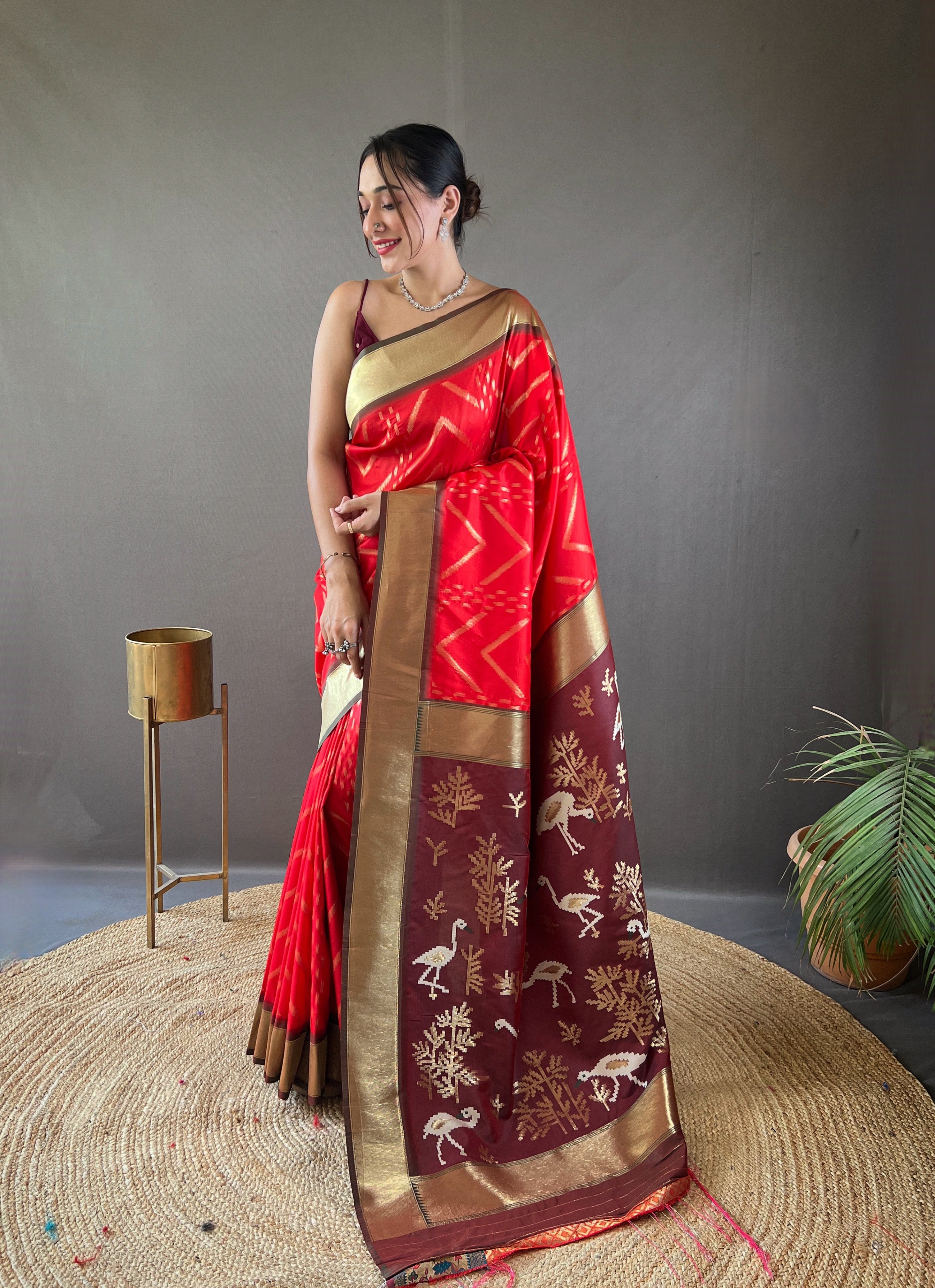 RED Soft Silk SAREE