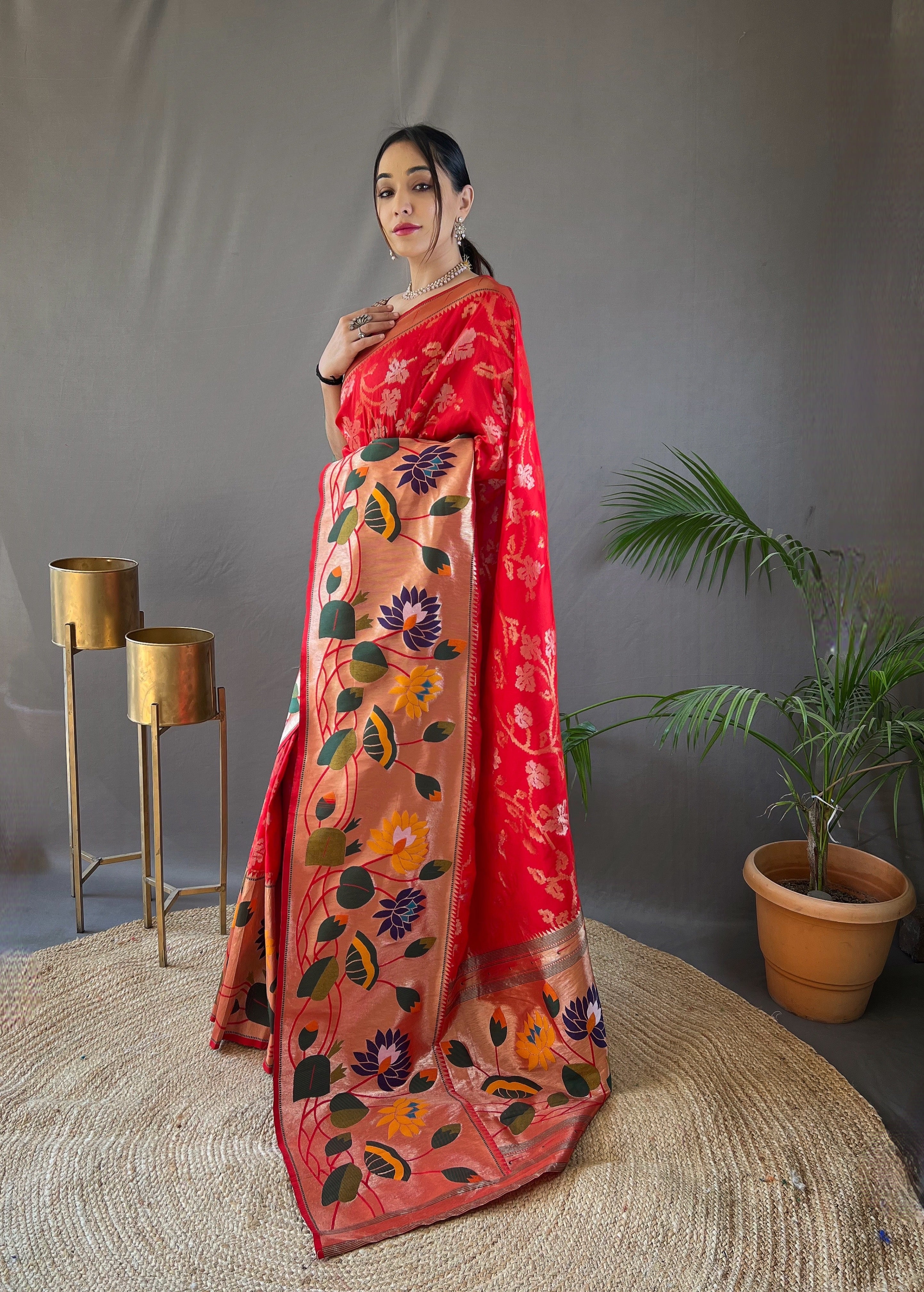 RED Silk SAREE