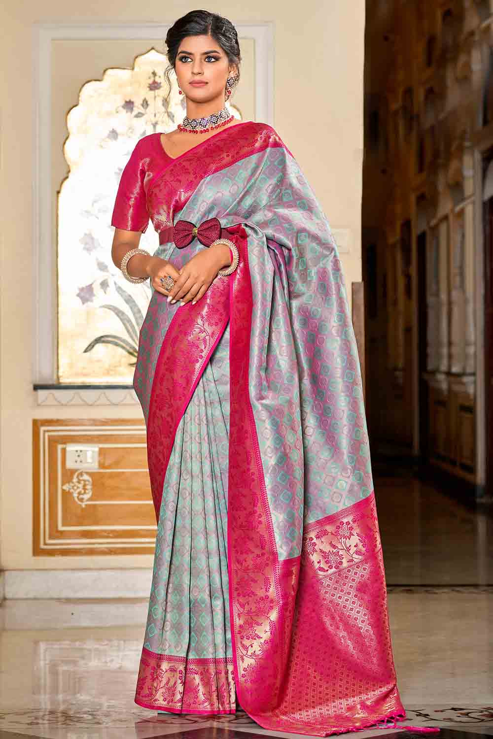 Buy Mocha Brown Patola Saree Nitaraa