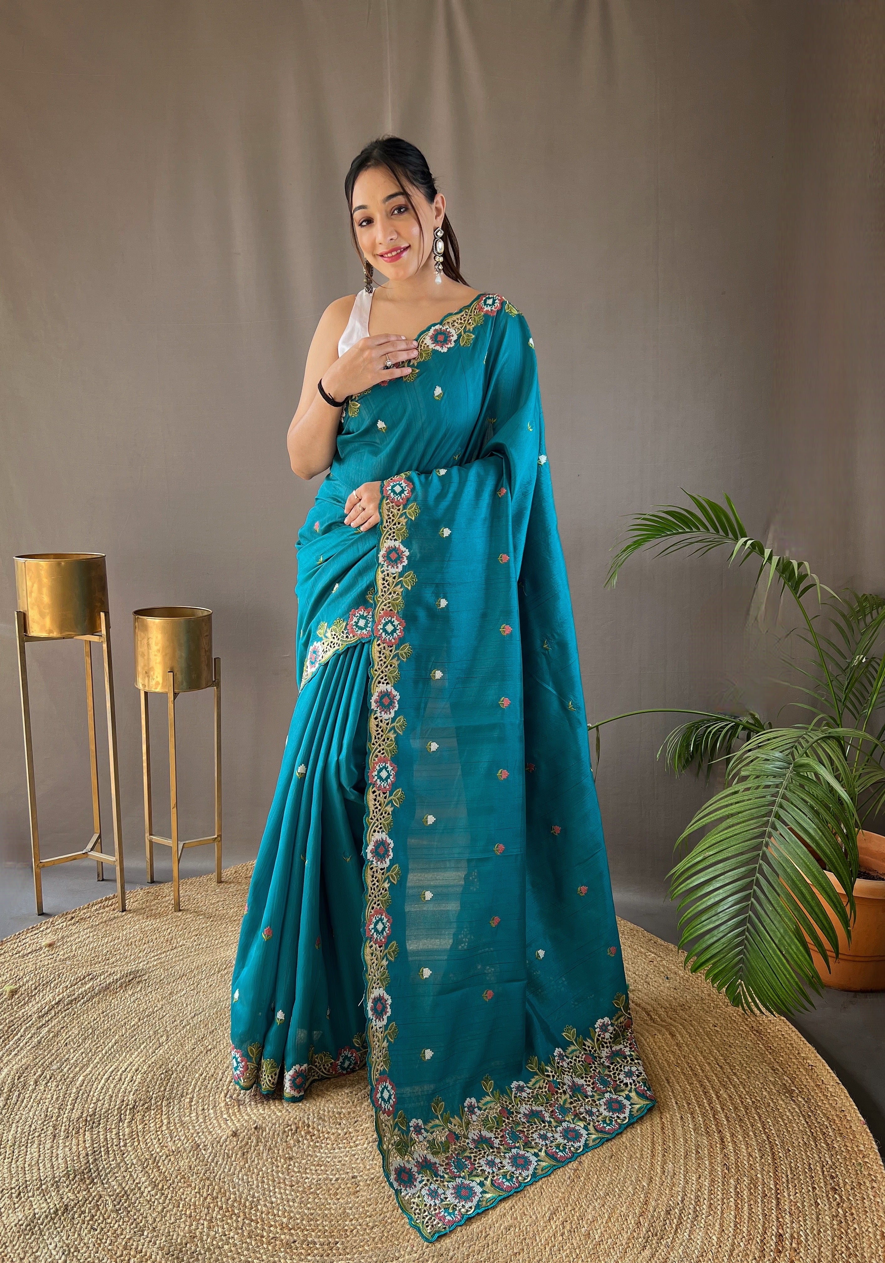 SKY Pure Tussar silk SAREE