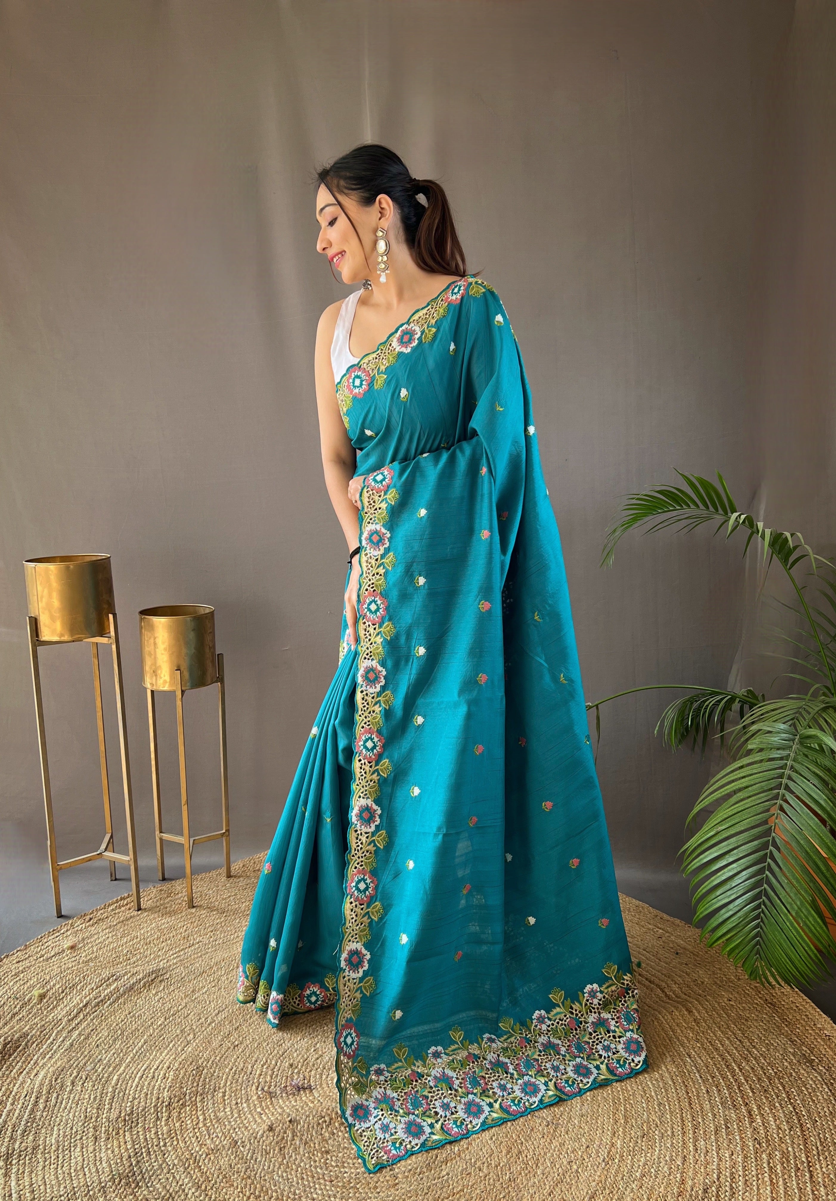 SKY Pure Tussar silk SAREE