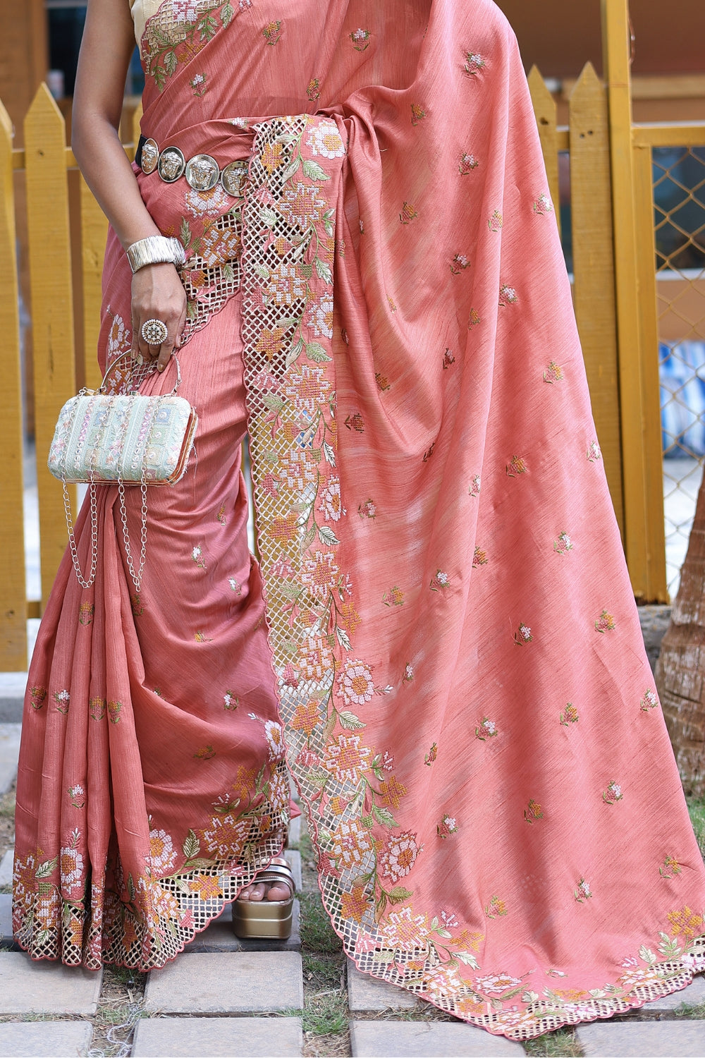 PINK Silk SAREE