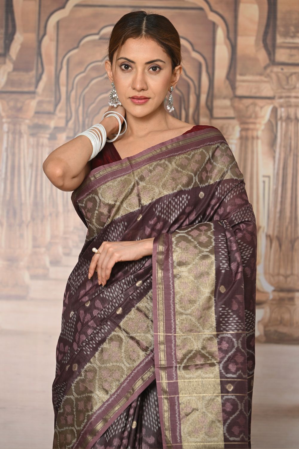 Buy Teal Silk Cotton Saree Nitaraa