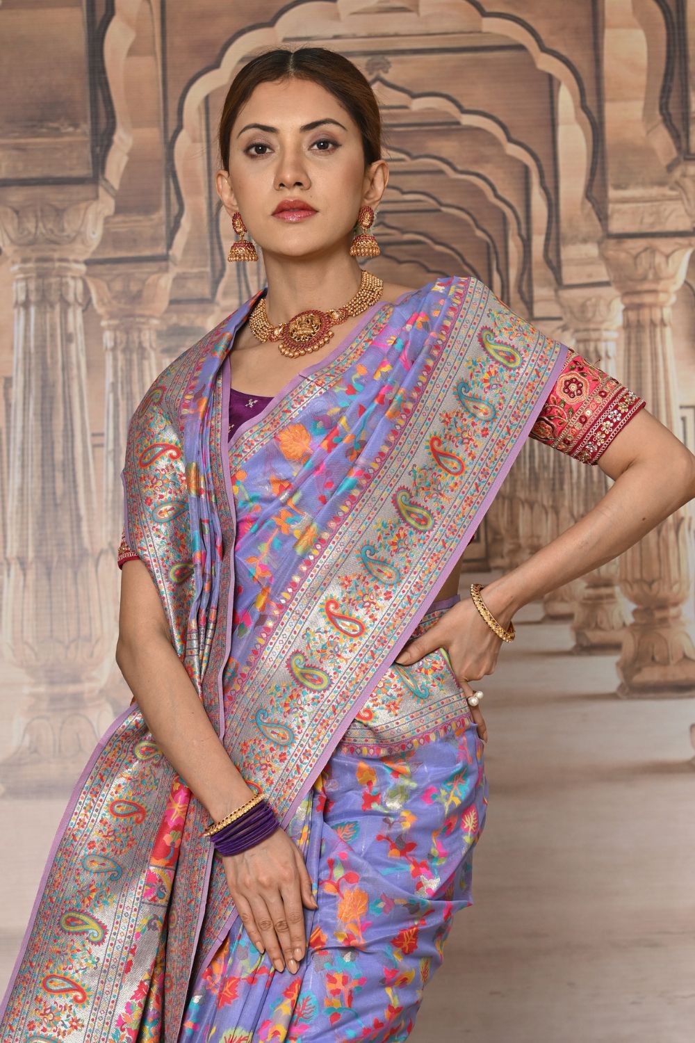 Buy Sea Green Digital Print Saree Nitaraa