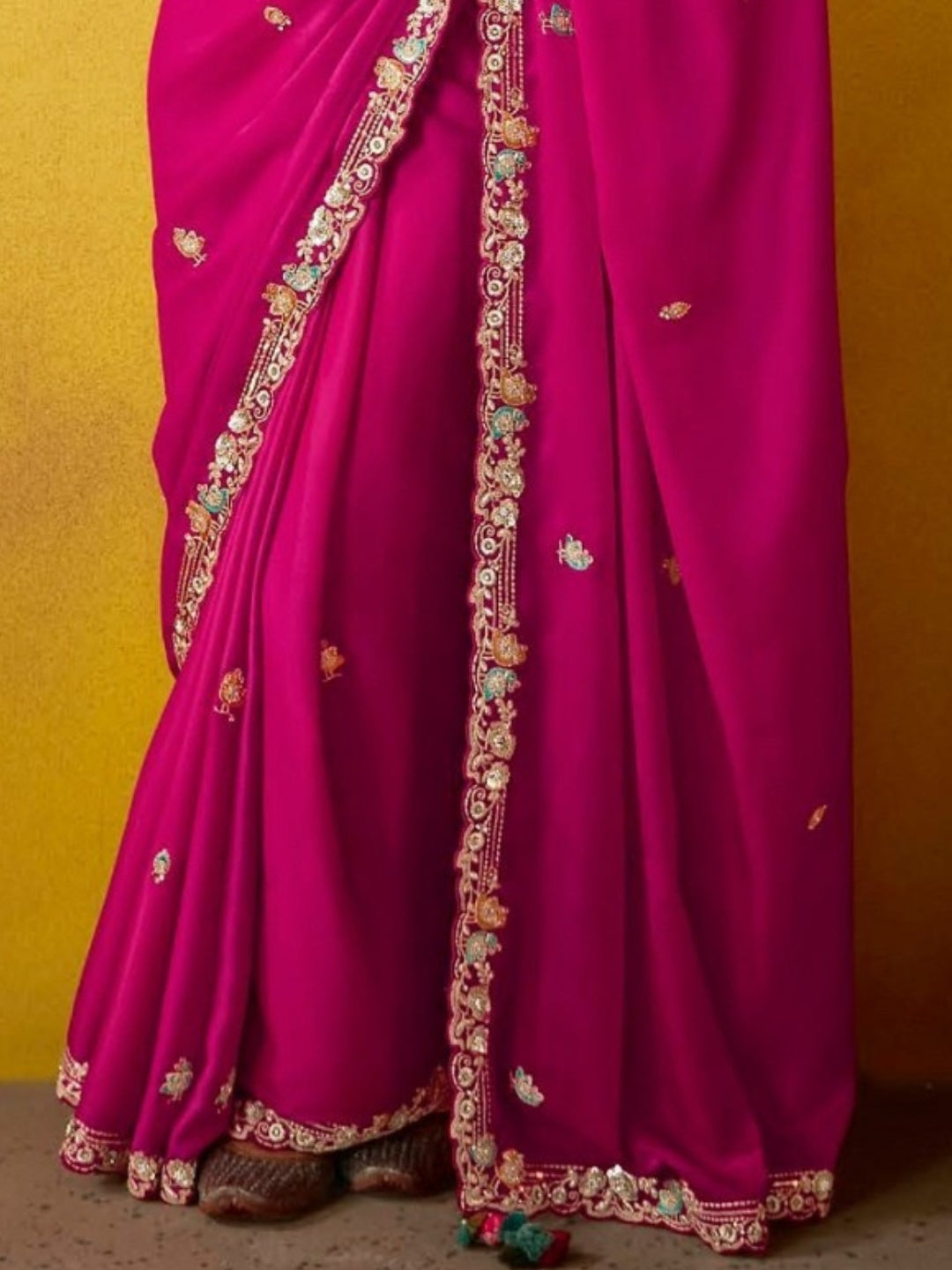 Pink Designer Banarasi Saree