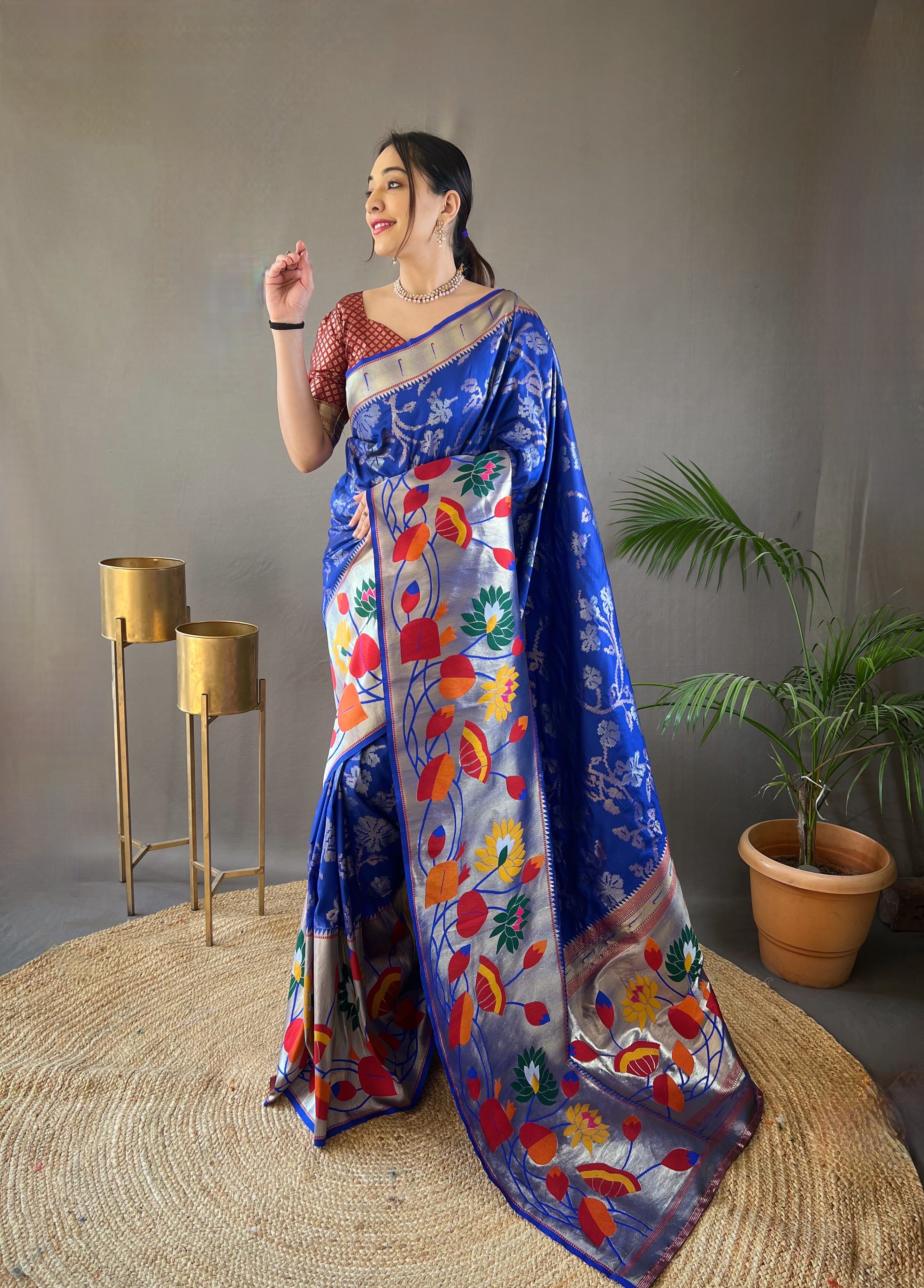 VOILET Silk SAREE