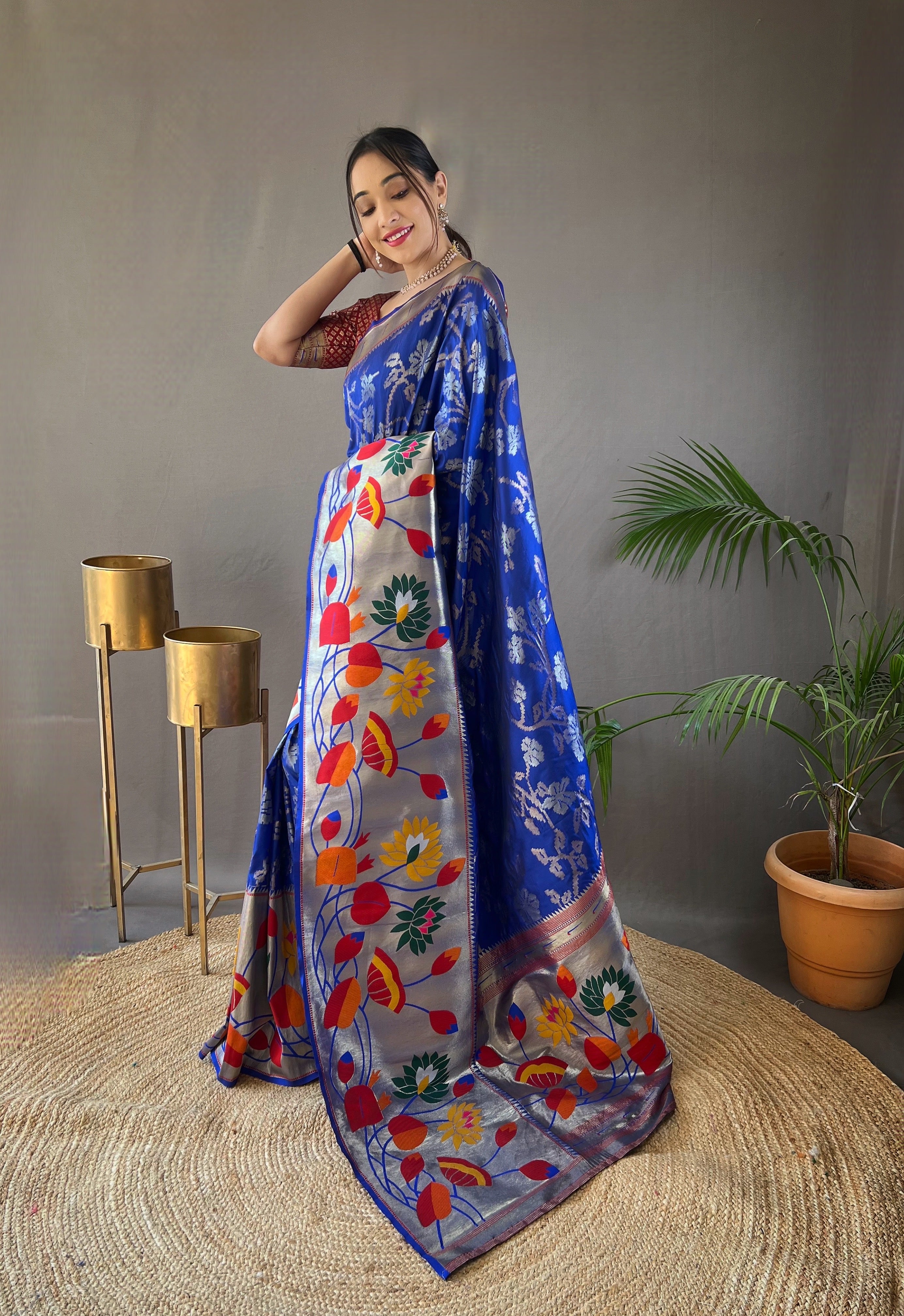 VOILET Silk SAREE