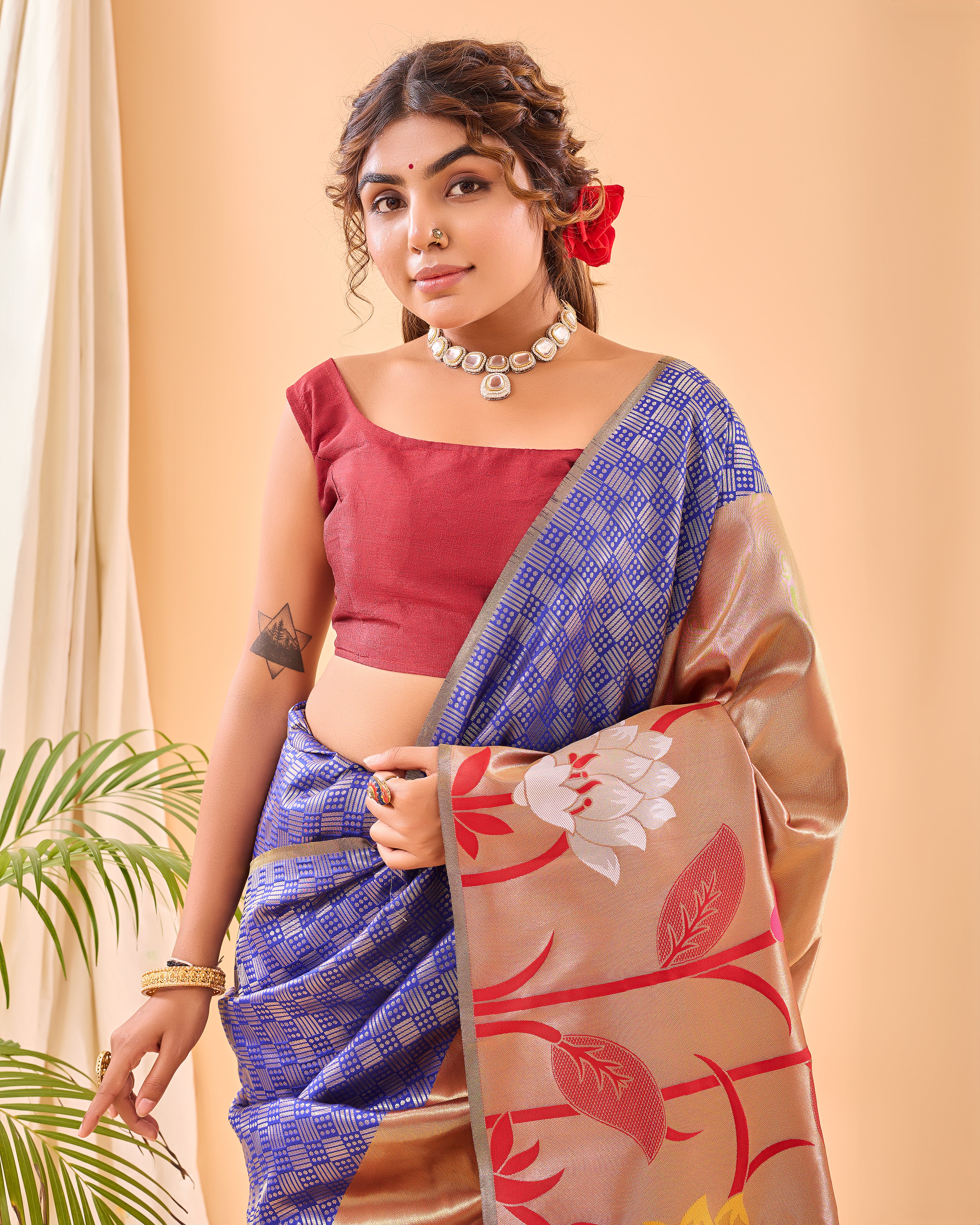 VOILET Silk SAREE