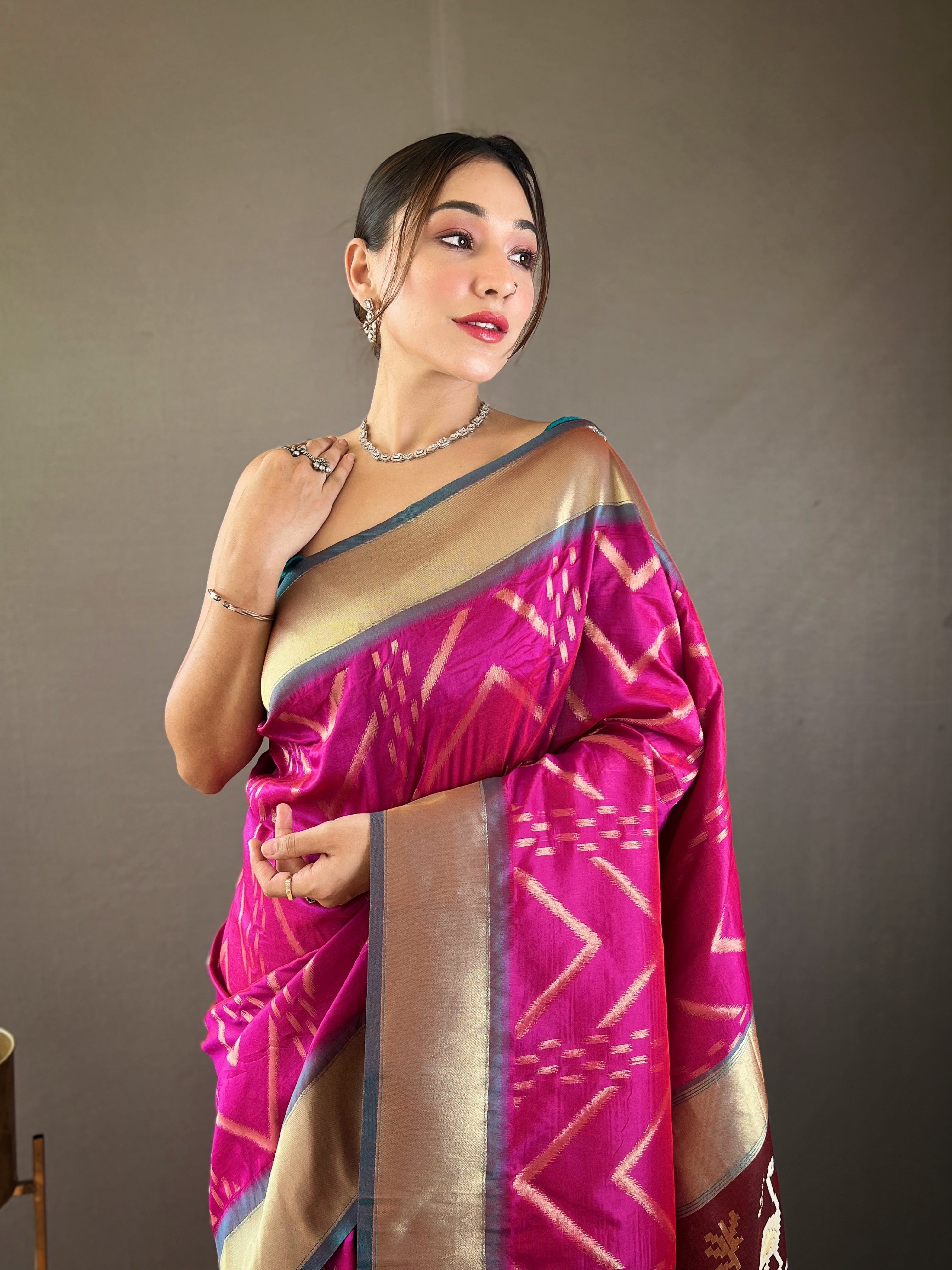 WINE Soft Silk SAREE