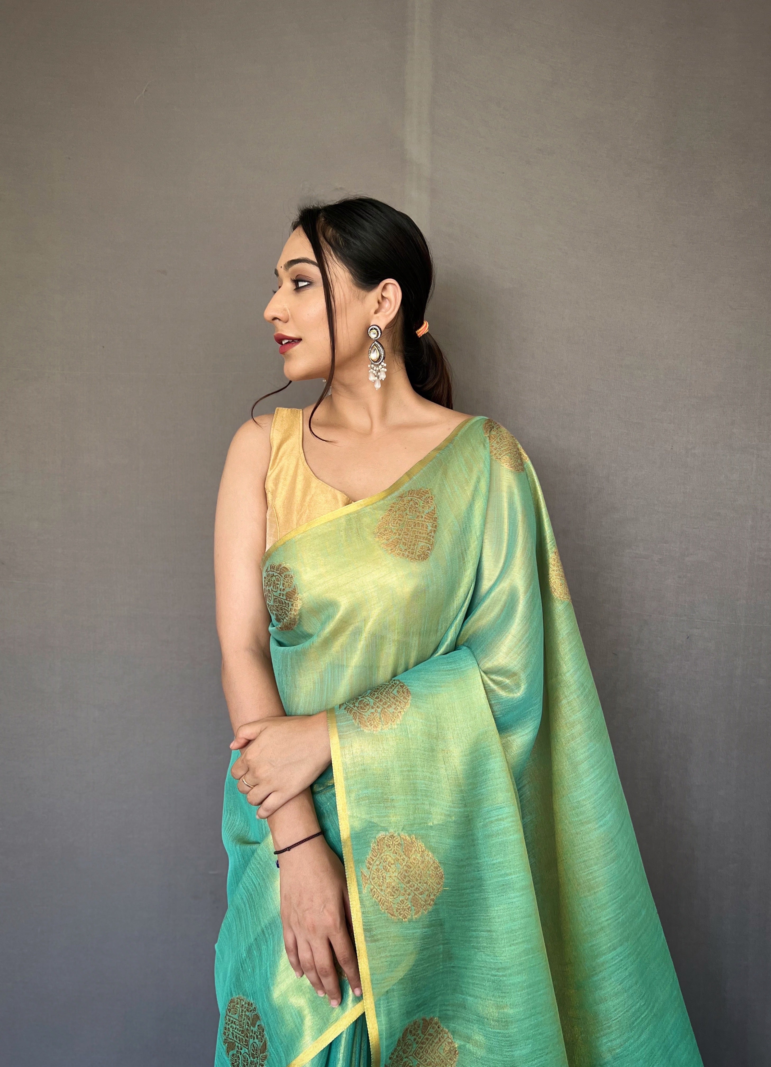 LIGHT PINK Silk SAREE