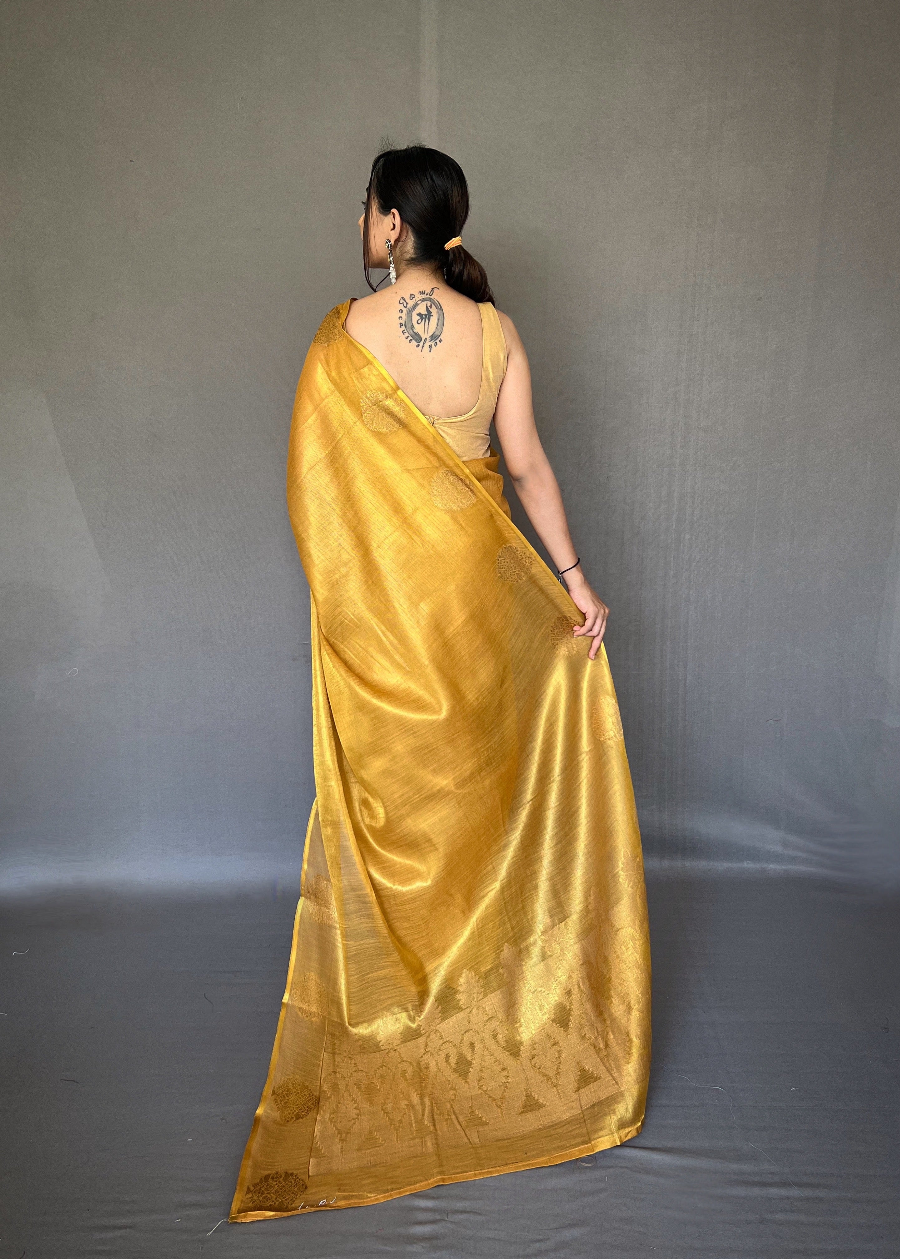 GOLD Silk SAREE