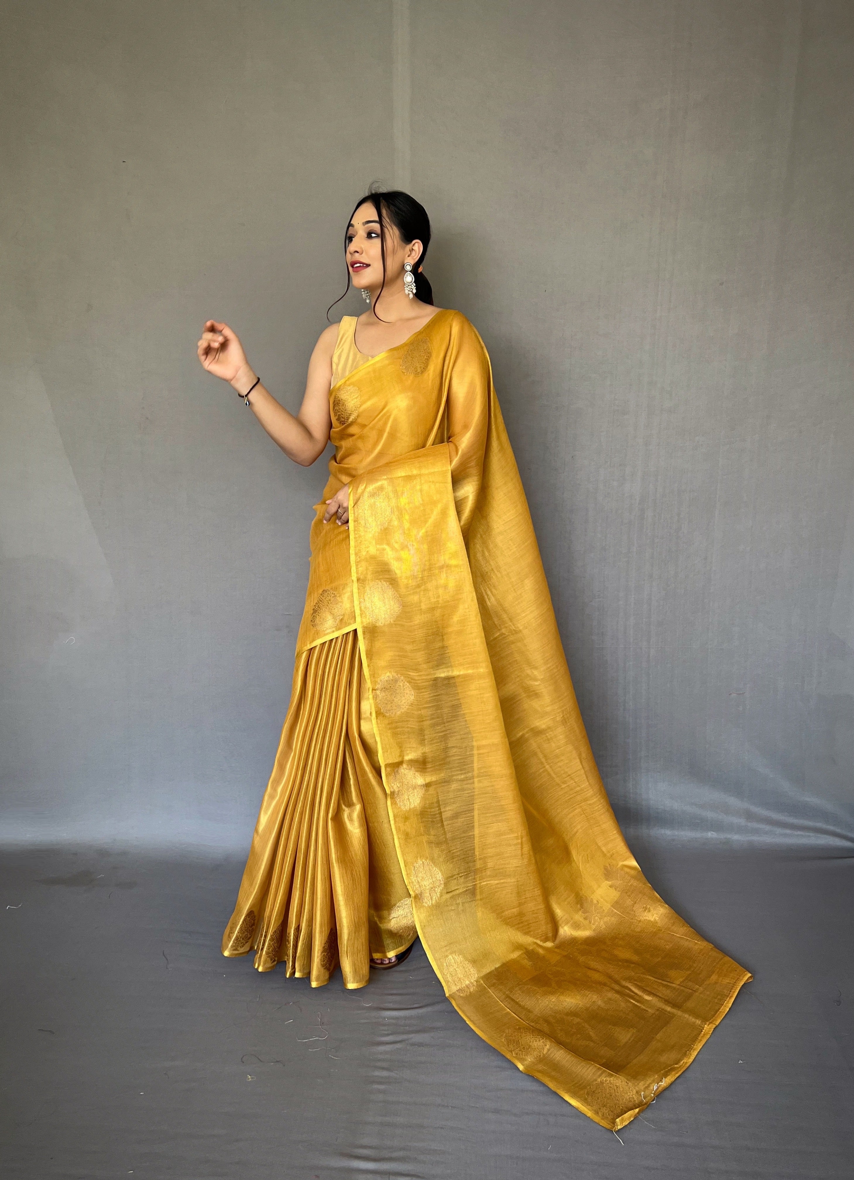 GOLD Silk SAREE