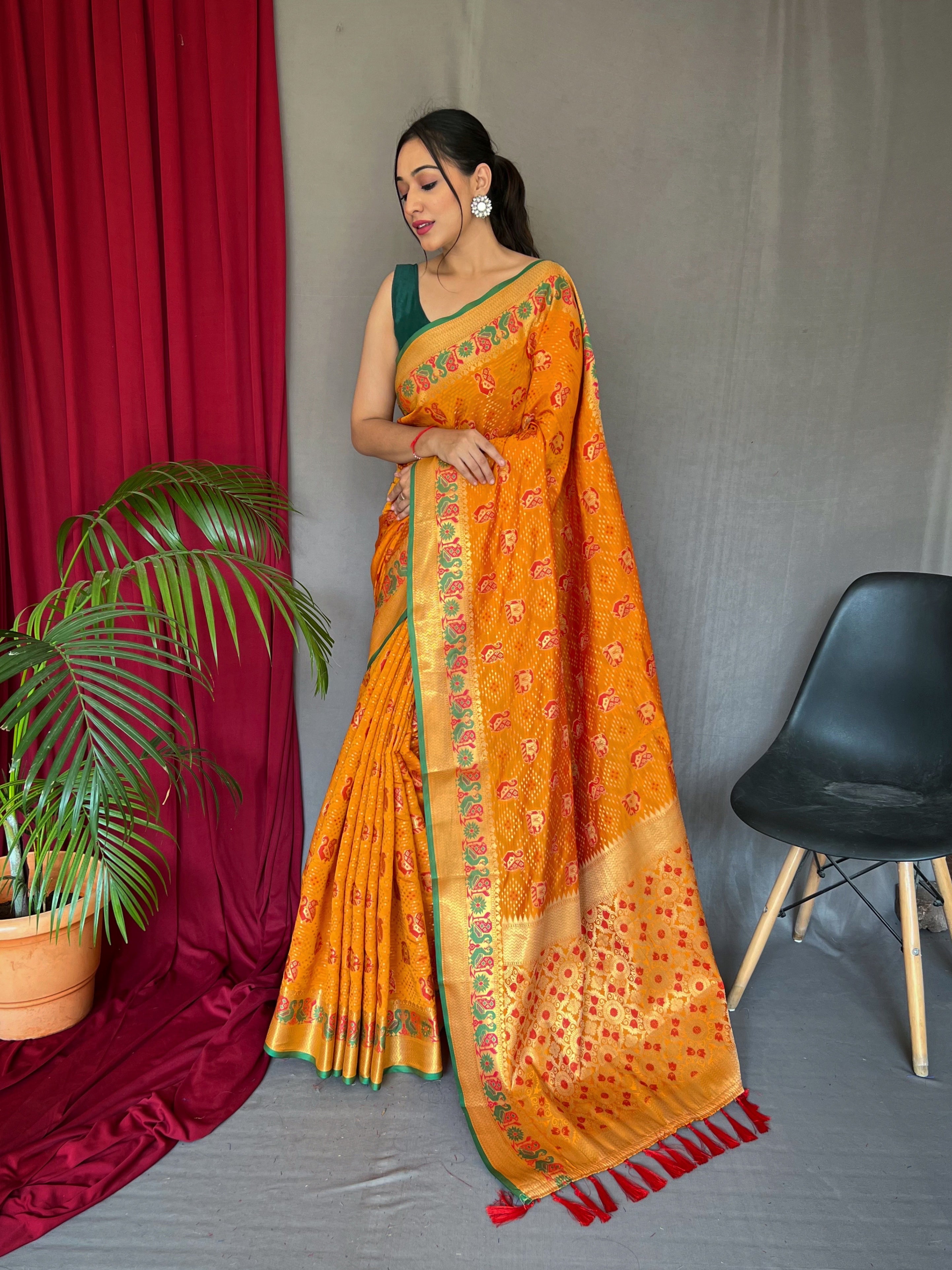 MUSTERD Silk SAREE