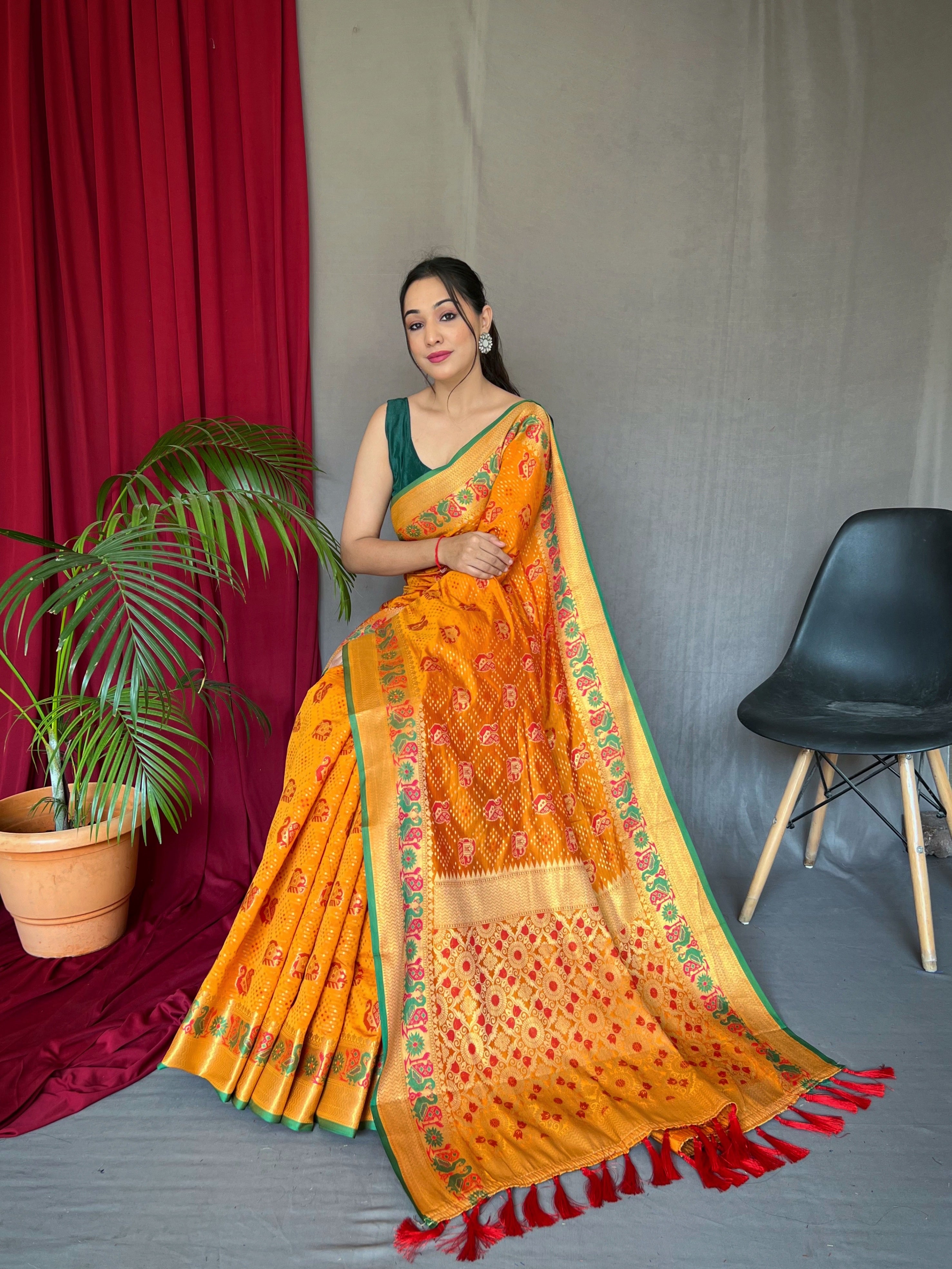 MUSTERD Silk SAREE