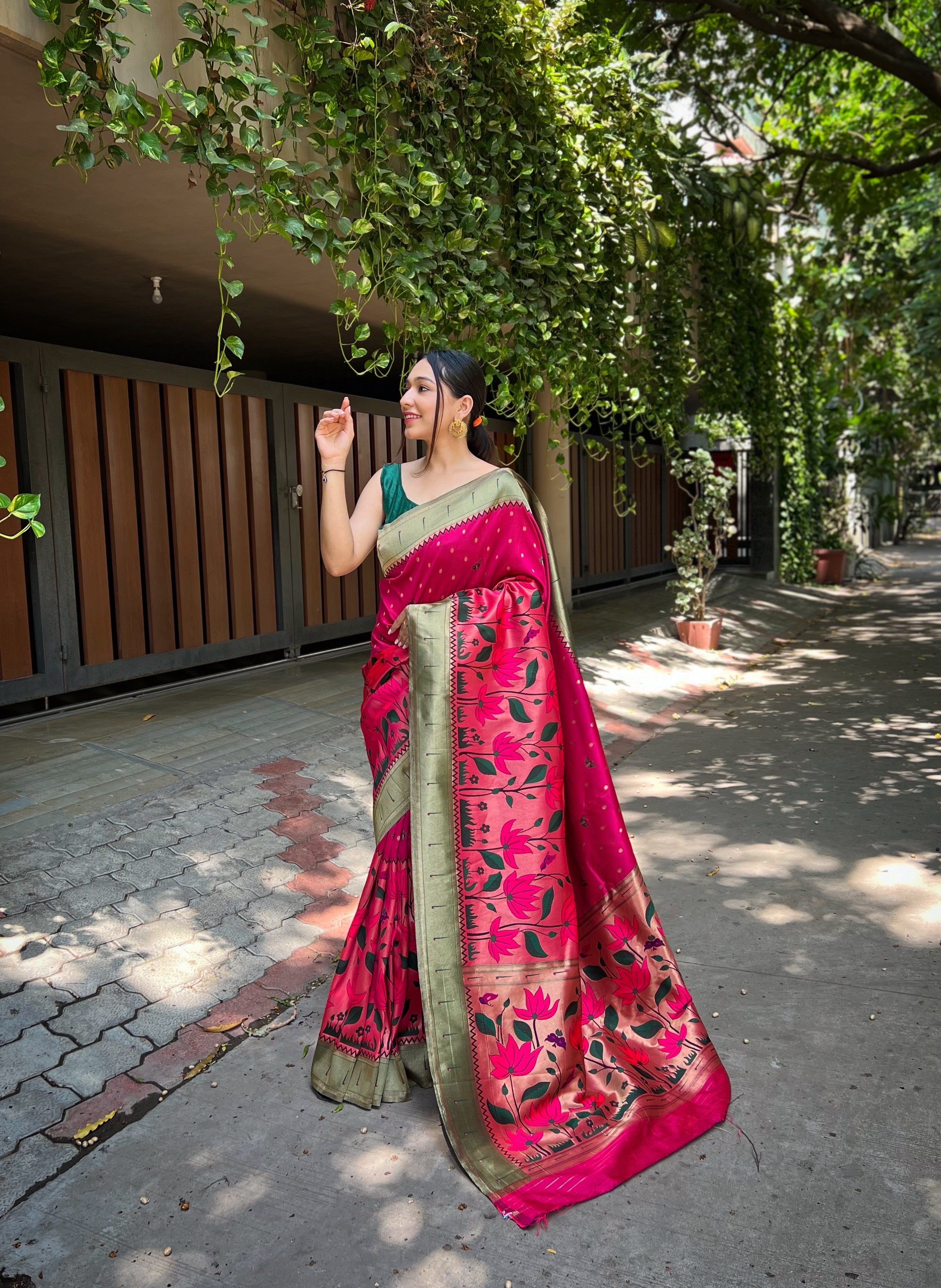 PINK Silk SAREE