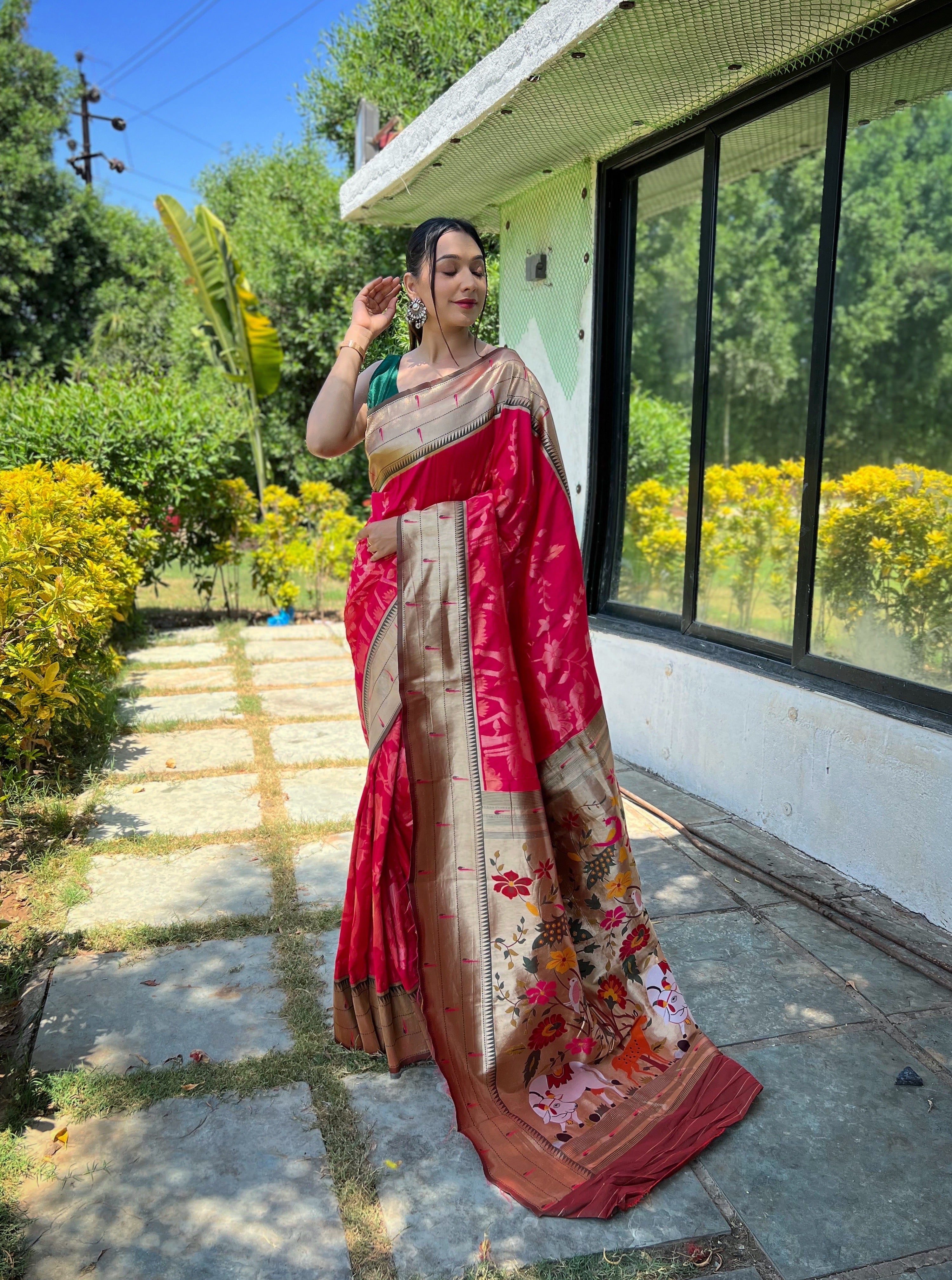 PINK Silk SAREE