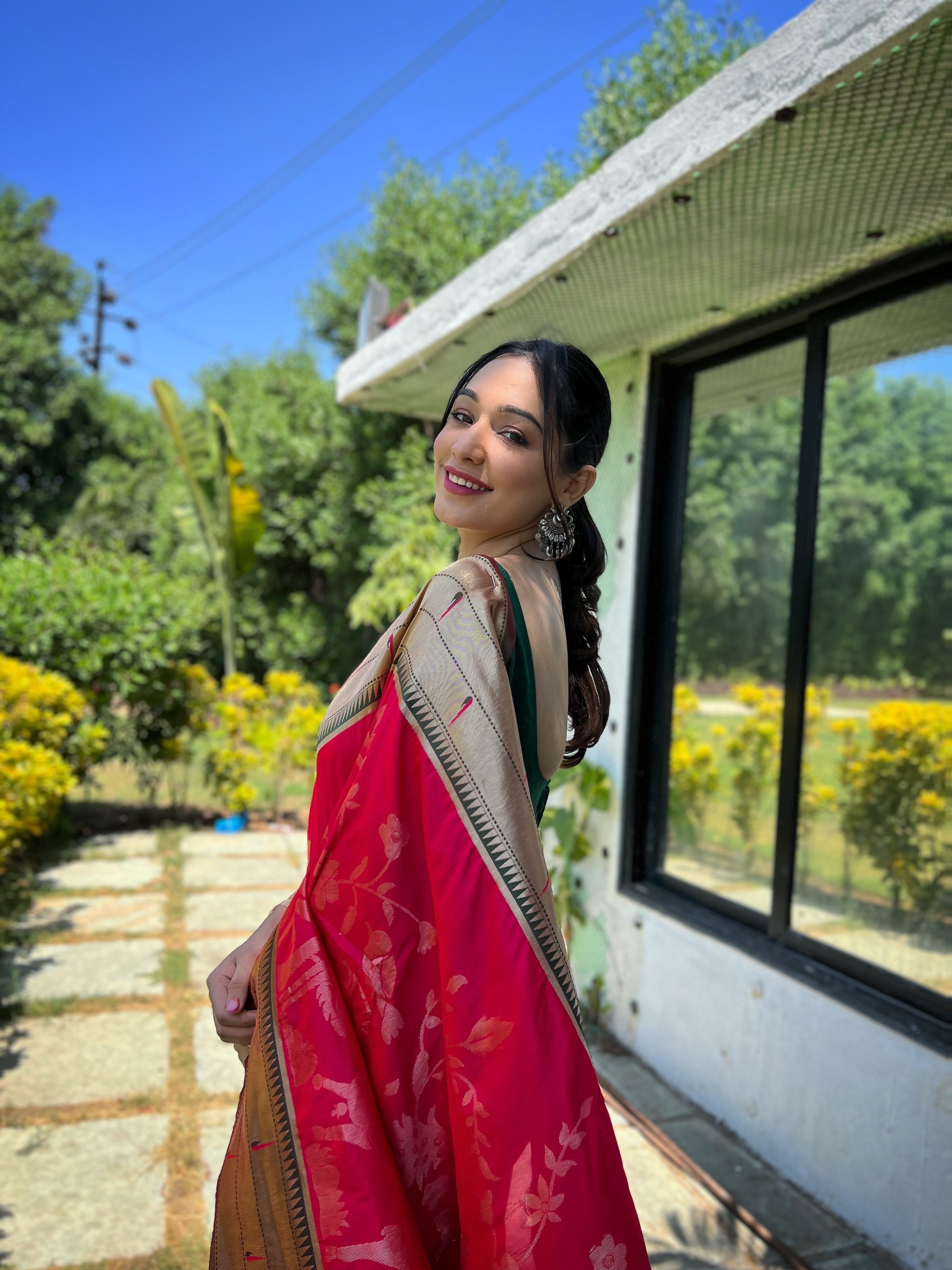 PINK Silk SAREE