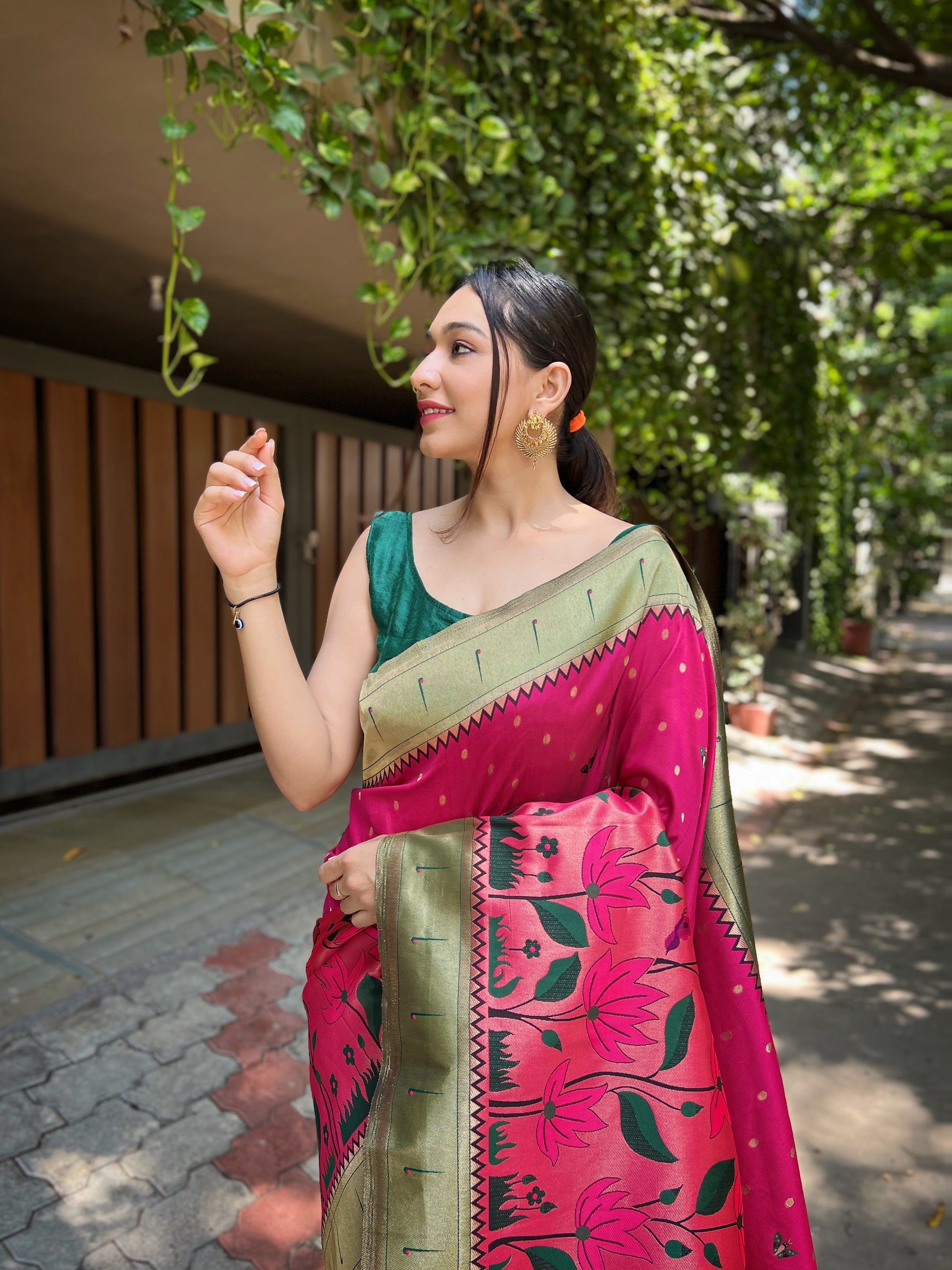 PINK Silk SAREE